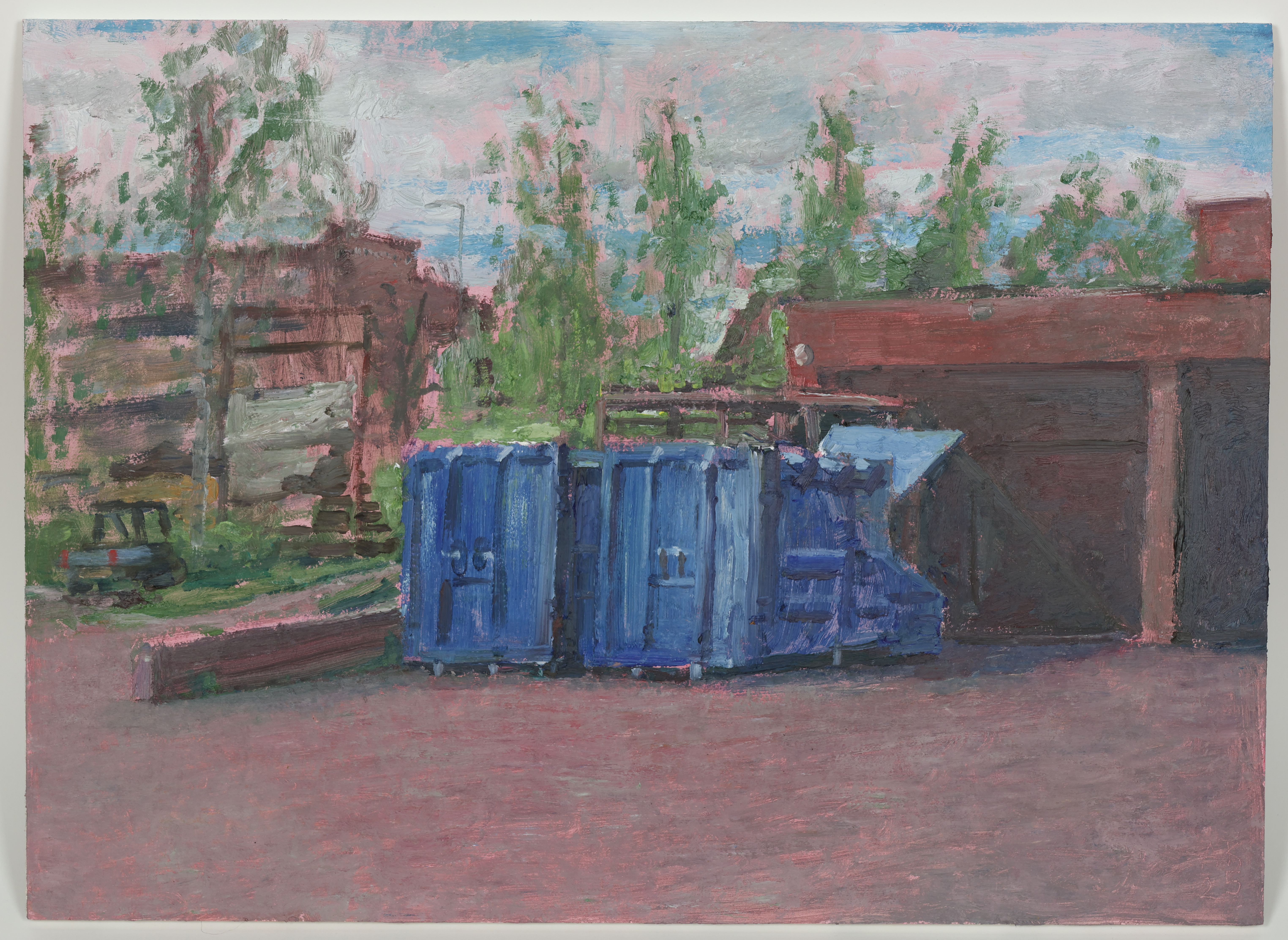 "Pahvipuristin", 34x47cm