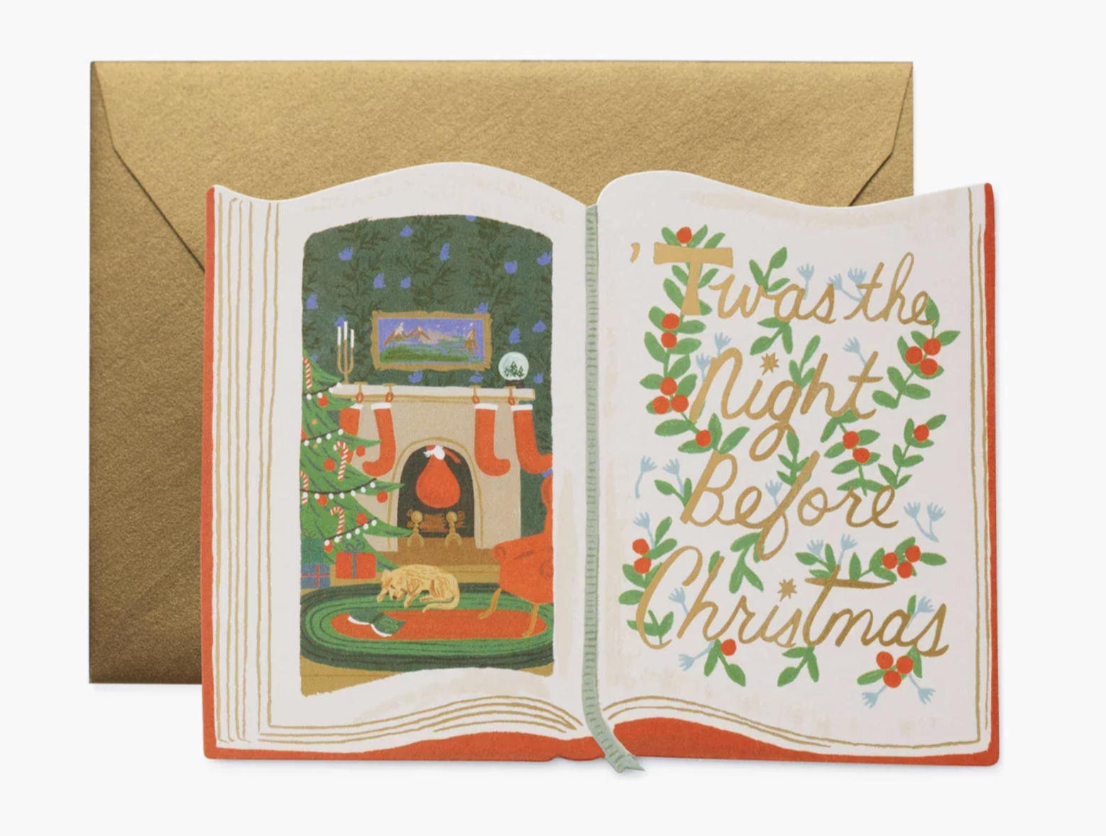 I was responsible for the hand lettering on the right side of this christmas card.