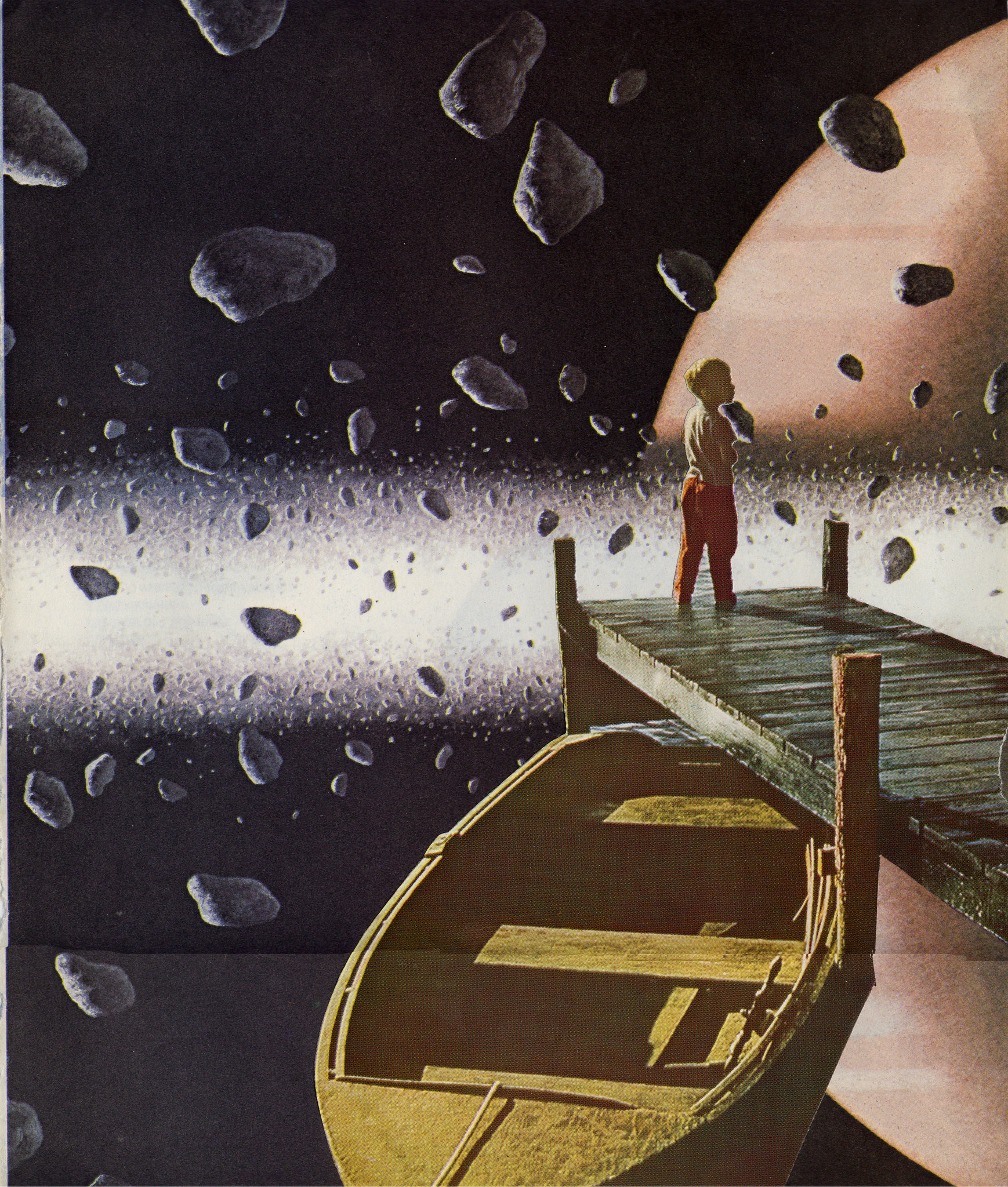 terra nullius - (hand-cut paper collage) 2011 - SOLD