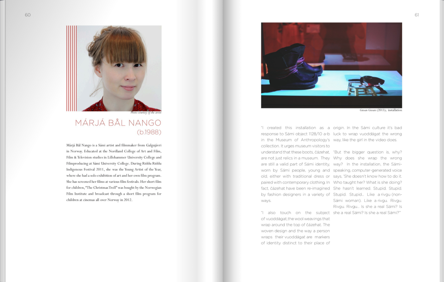 Claiming Space - Gallery guide design