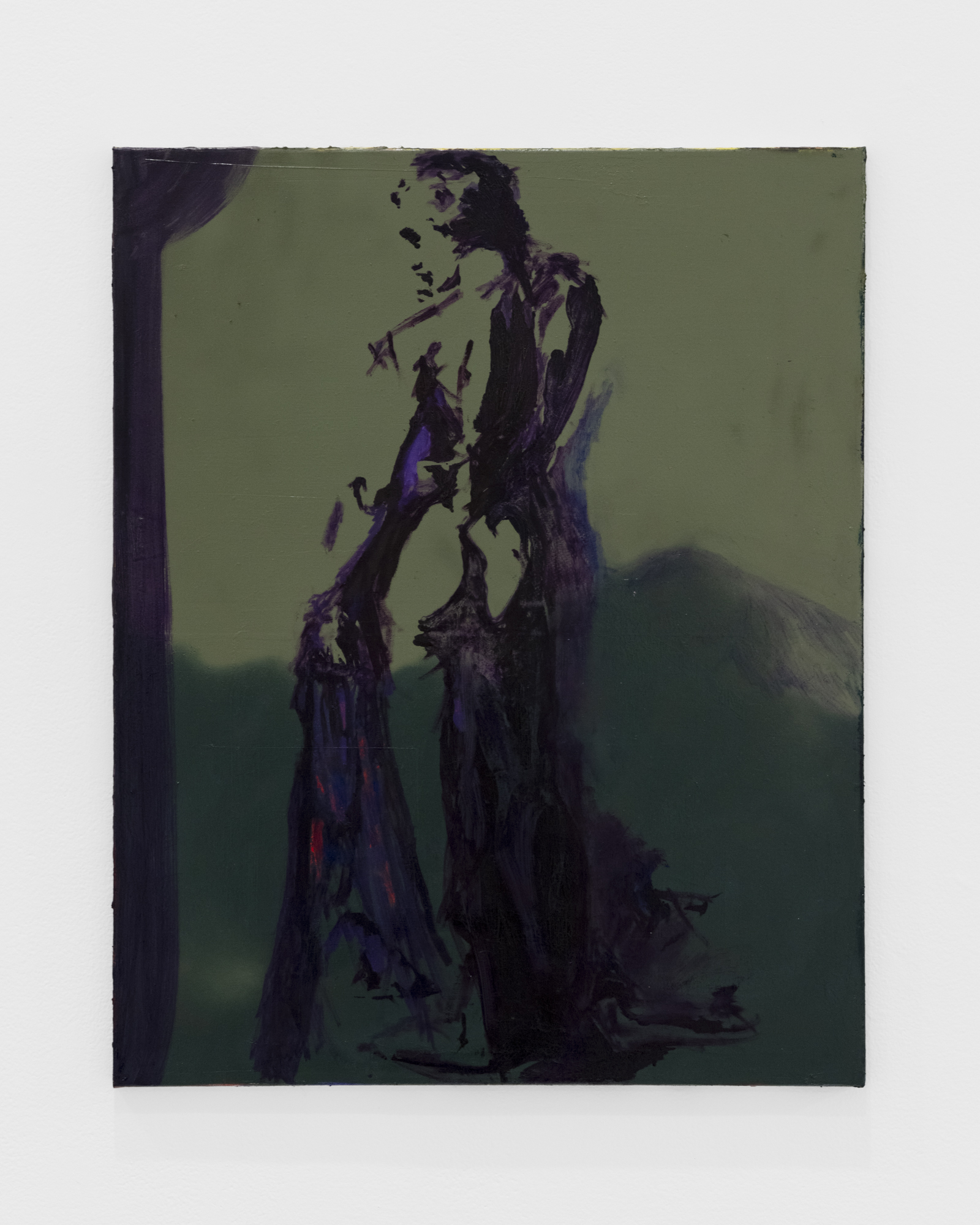 Yves through Eric’s eyes, 2025, Oil and pigment on canvas, 60 x 40 cm