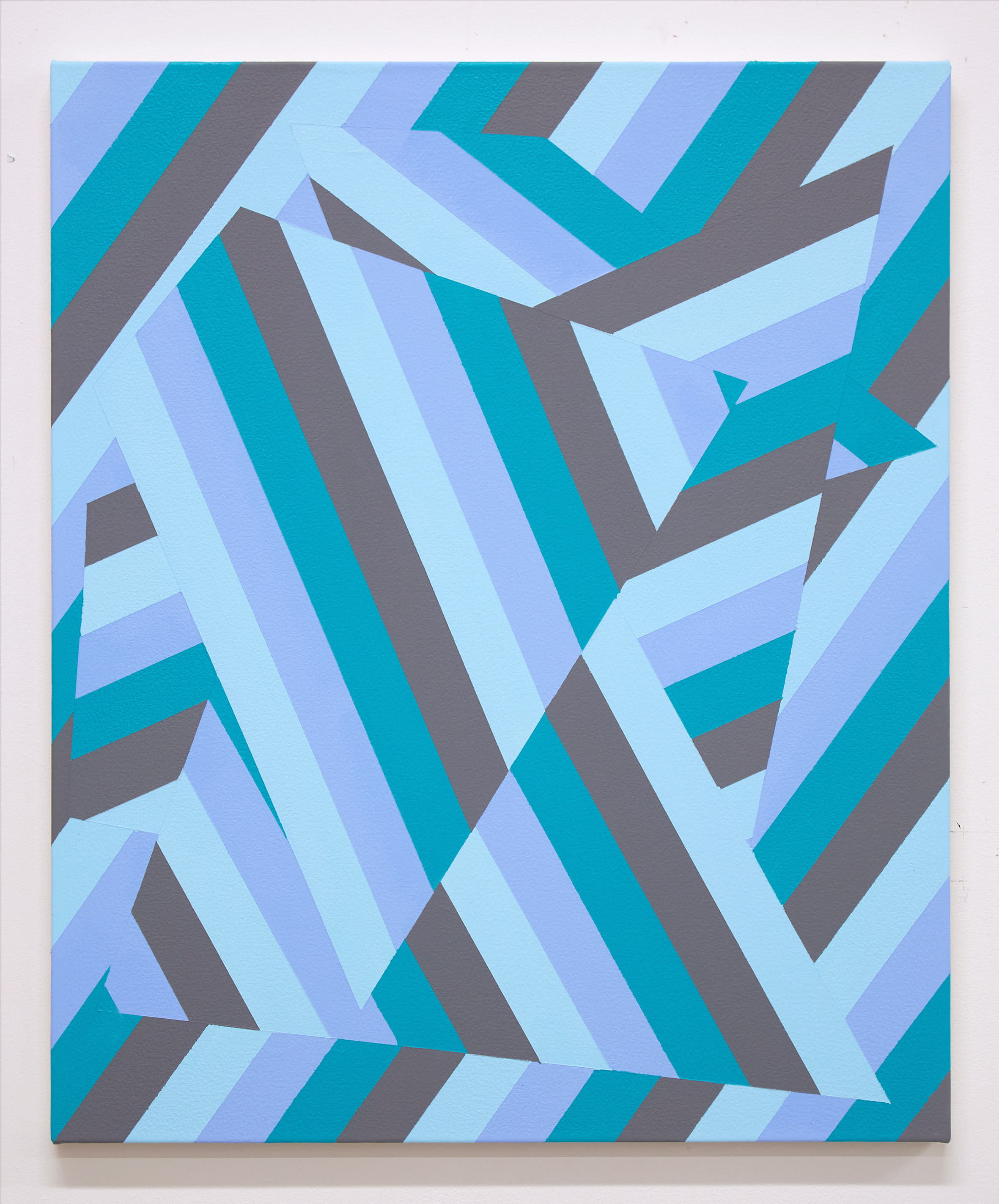  Lineae XXIX 61cm x 51cm acrylic on canvas