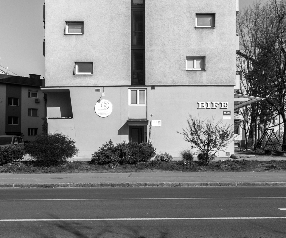 Stanovanjski blok - nekdanji samski dom ob Celov&scaron;ki, Ljubljana / 1966, Tomaž &Scaron;trukelj