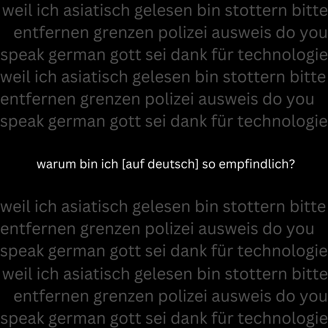 warum bin ich [auf detusch] so empfindlich? [2022]