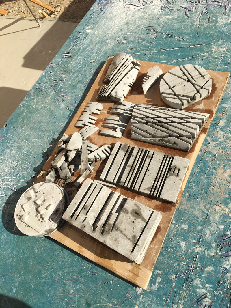 cylinder chopped up
