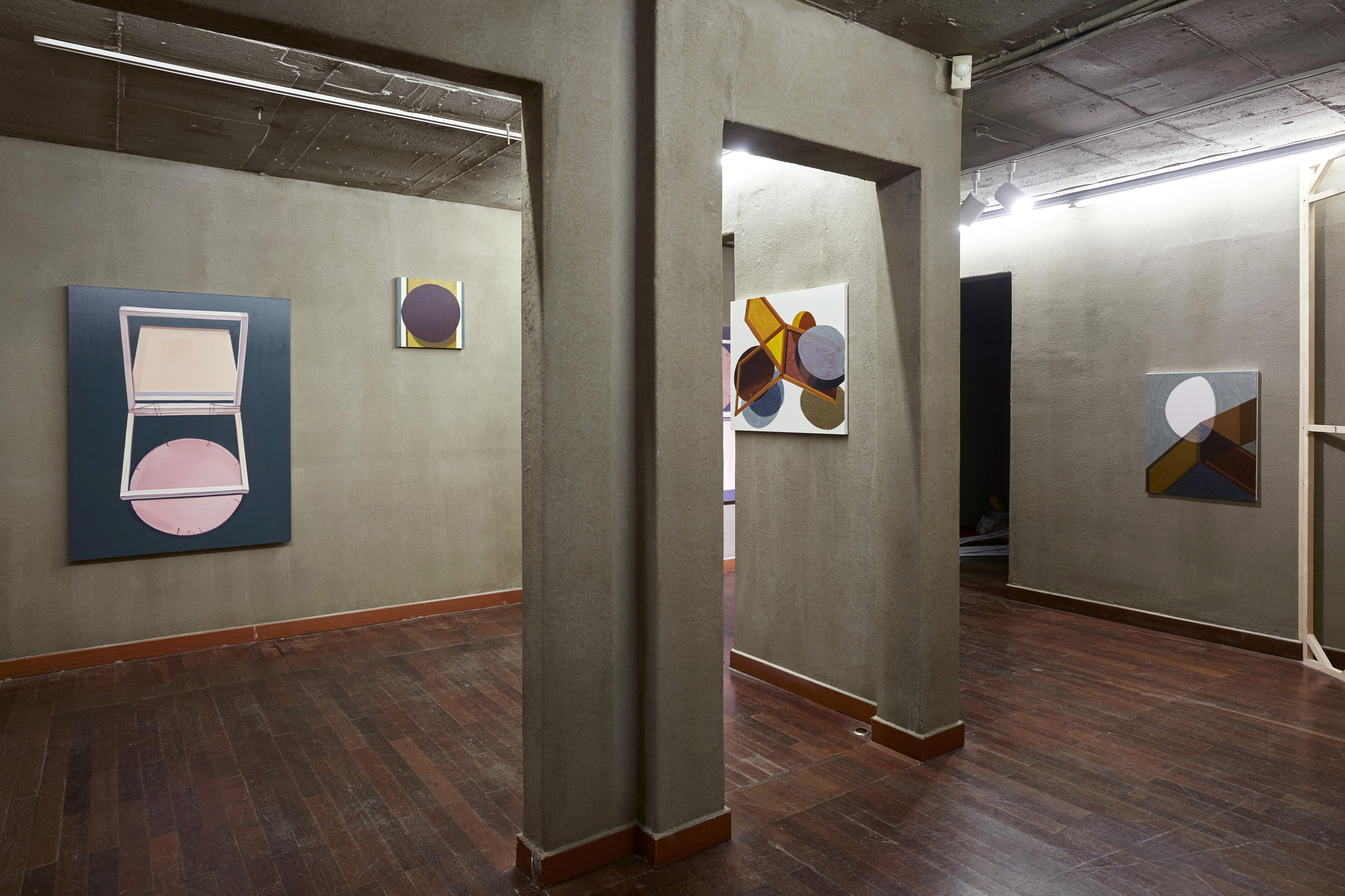 뿔의 자리, 2016, 전시전경