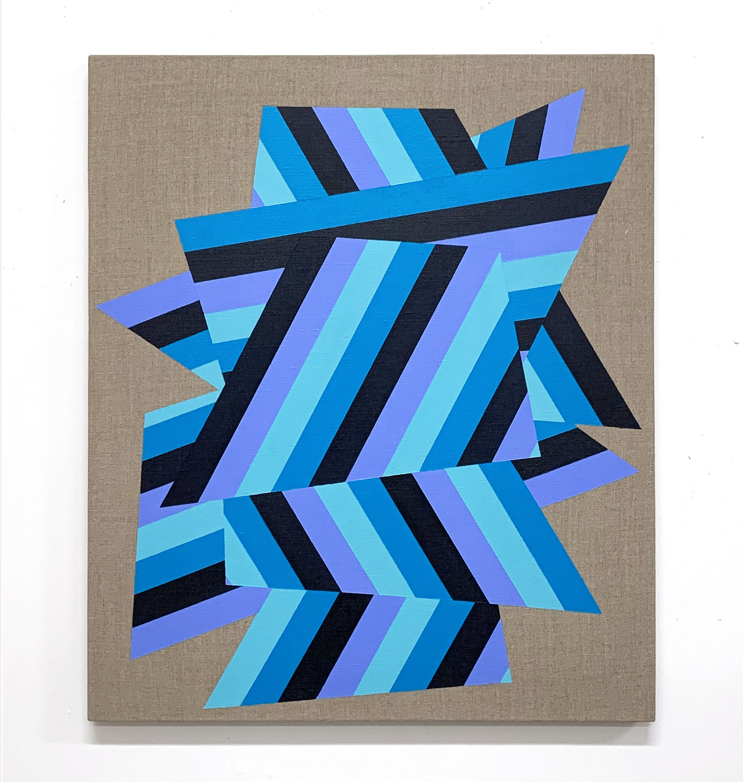 Lineae LXXXII, 71cm x 61cm, acrylic on linen