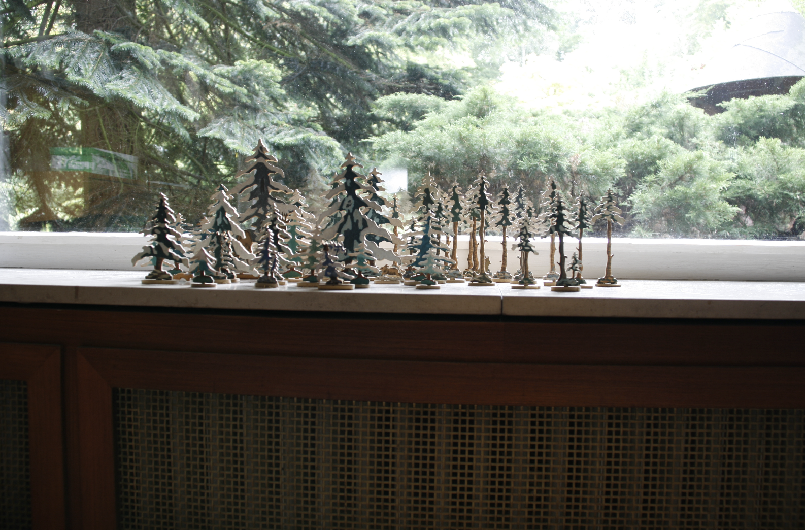 Bemalter Laubsägewald, 1939, 2011, Fotoprint