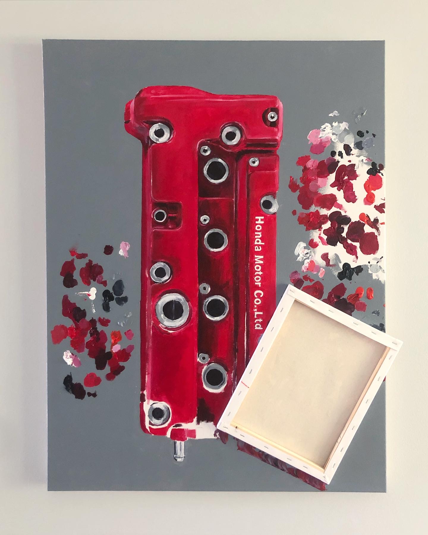 "Who Are You? Why Am I Here? (The Power of Dreams)," Acrylic and canvas on canvas, 2020