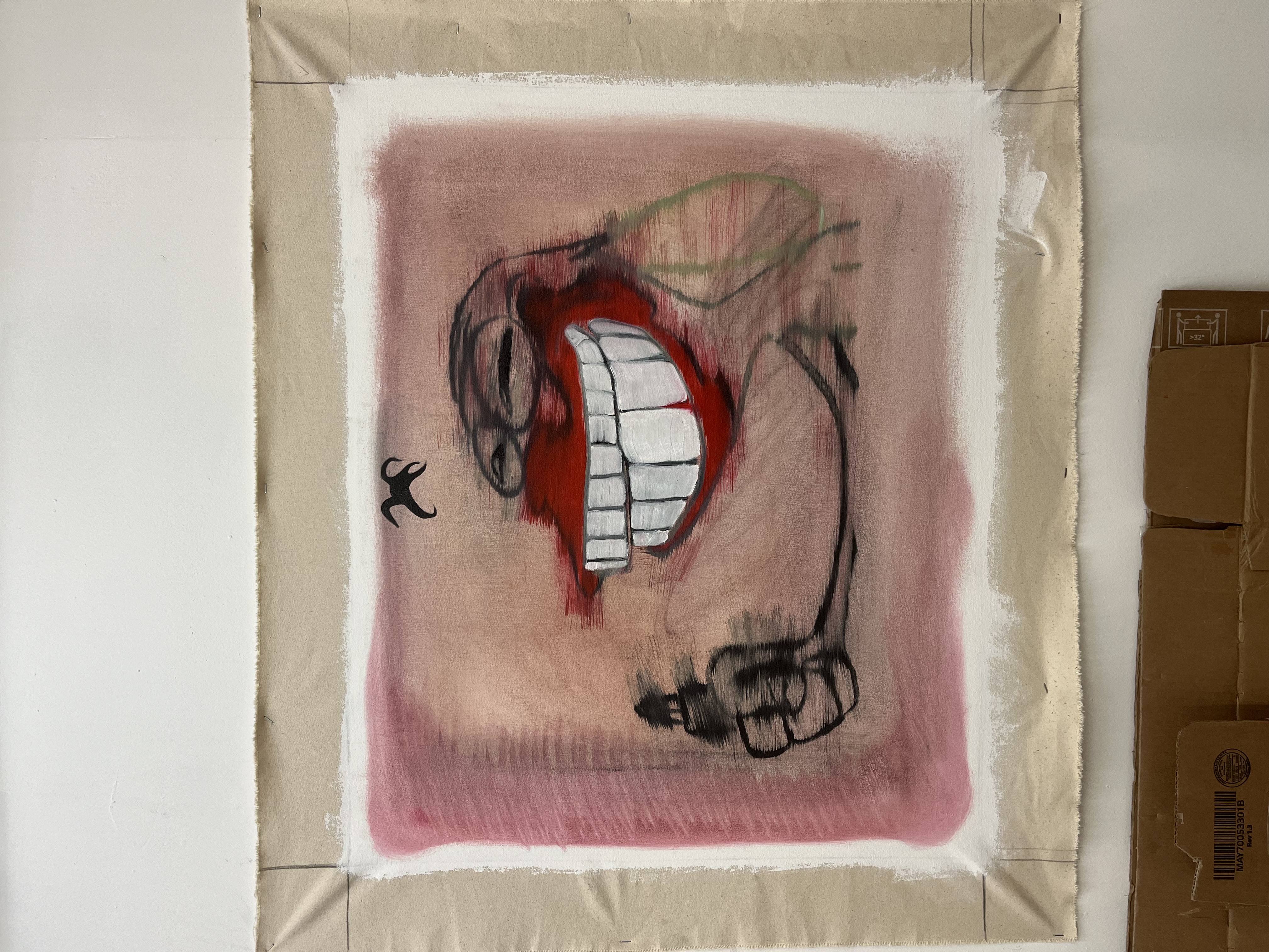 Fickle friends, oil on canvas, 2024