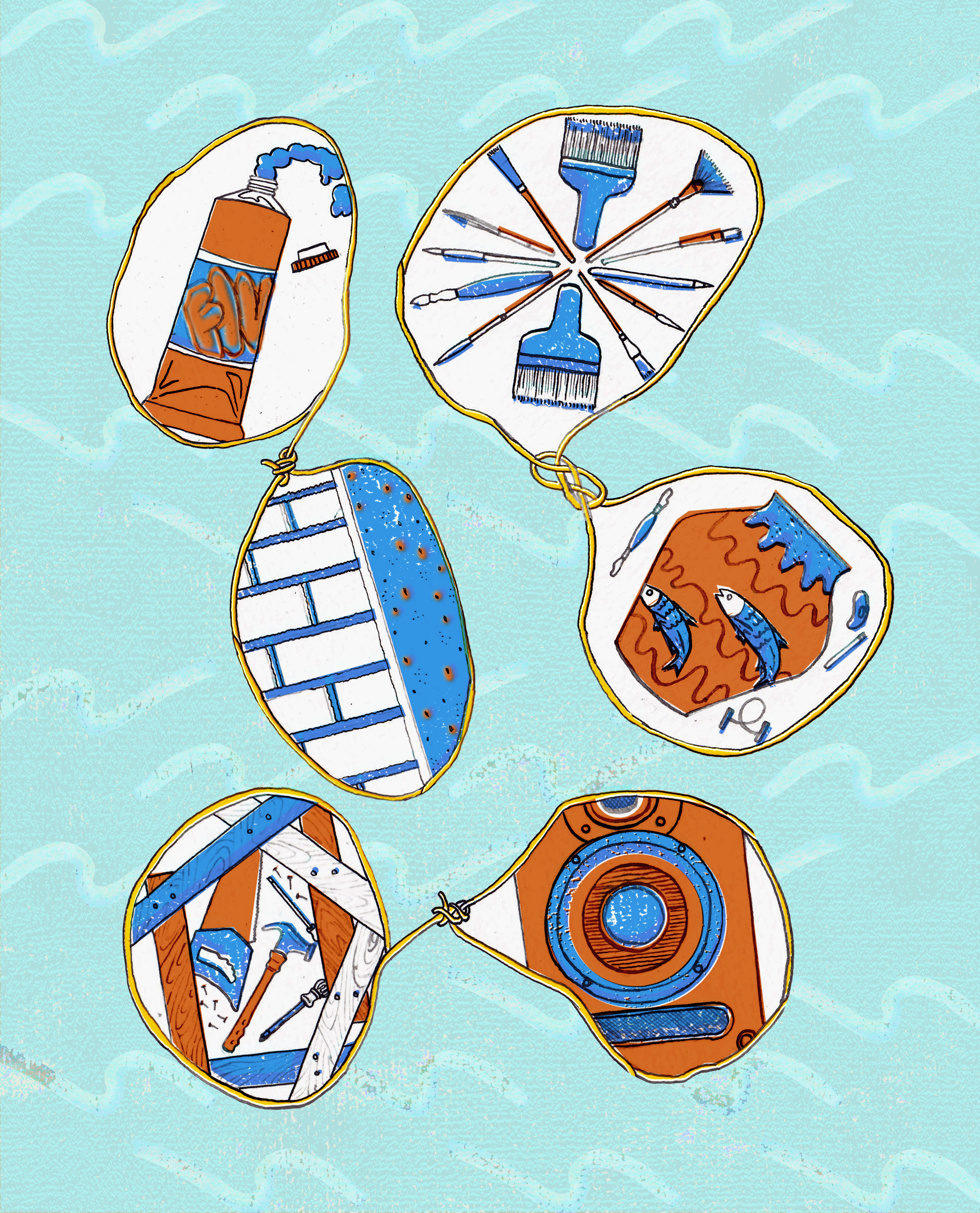 Artwork for Peabody marketing brochure