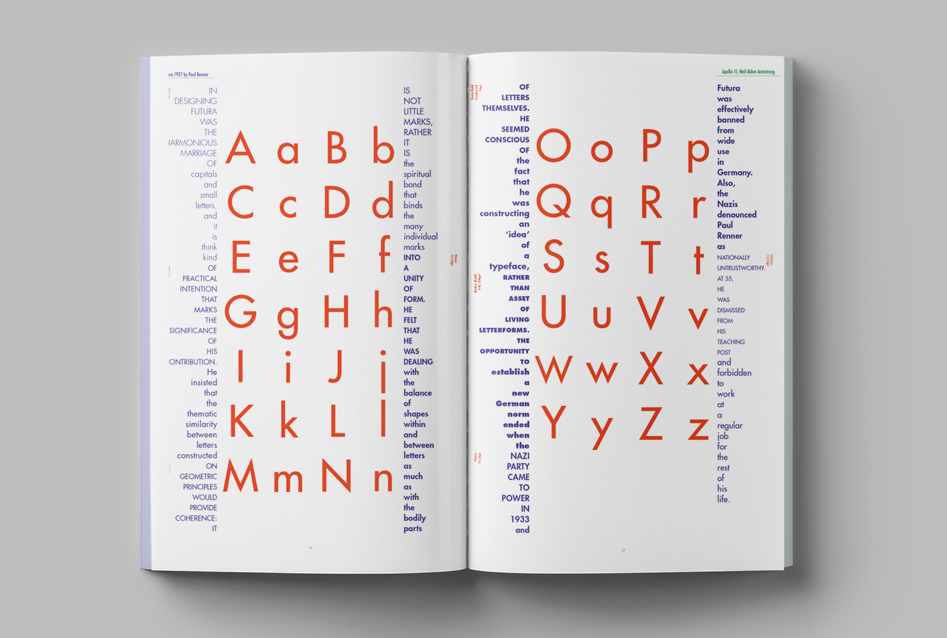 Futura Type-specimen book - Ran in the Park