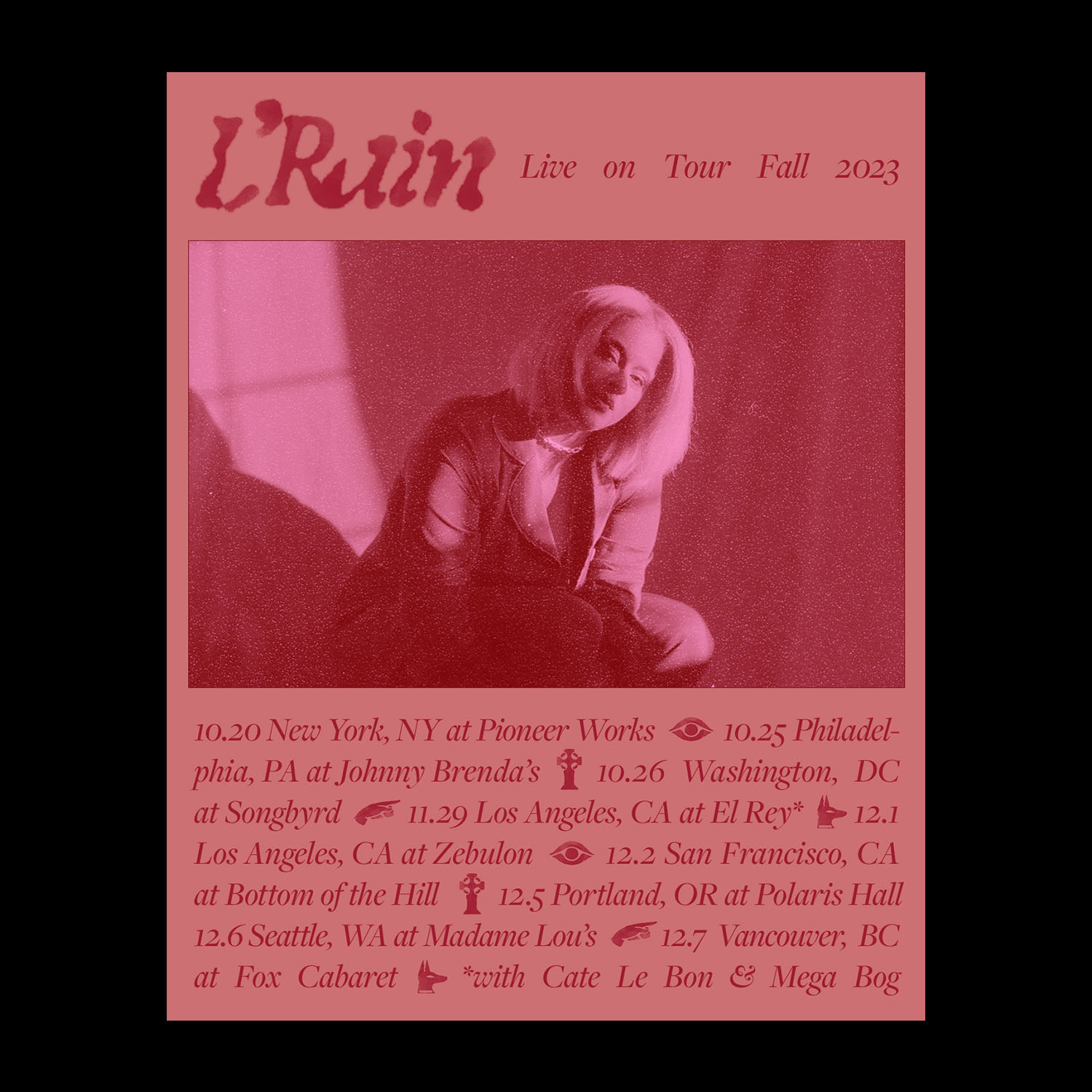L'Rain Tour Poster