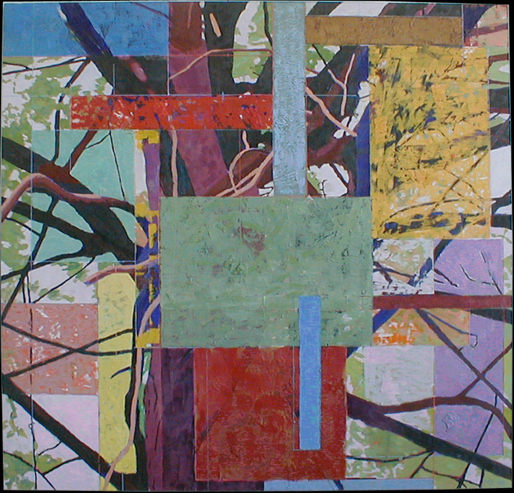 Allegany. 2003. encaustic over oil on panel. 46" X 48"
