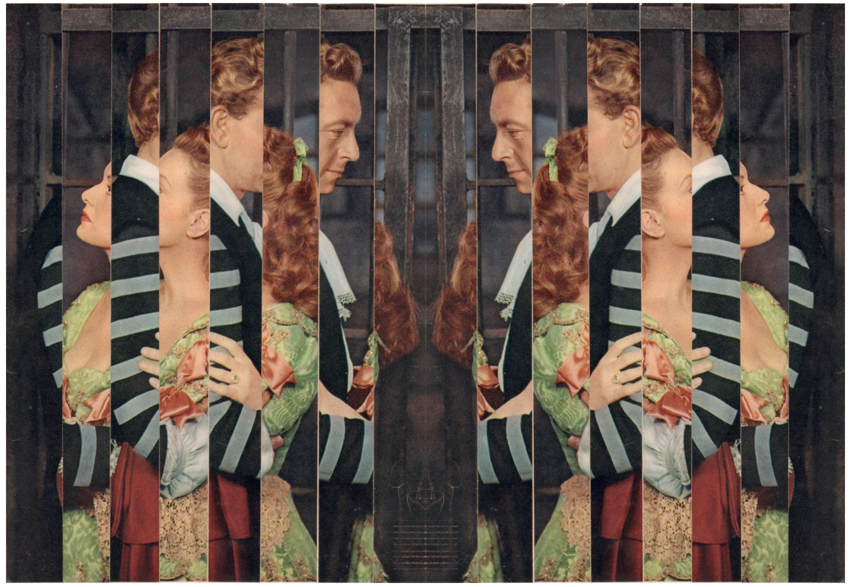 Prelude to a Kiss, 2021, photomontage, 32 x 16 cm