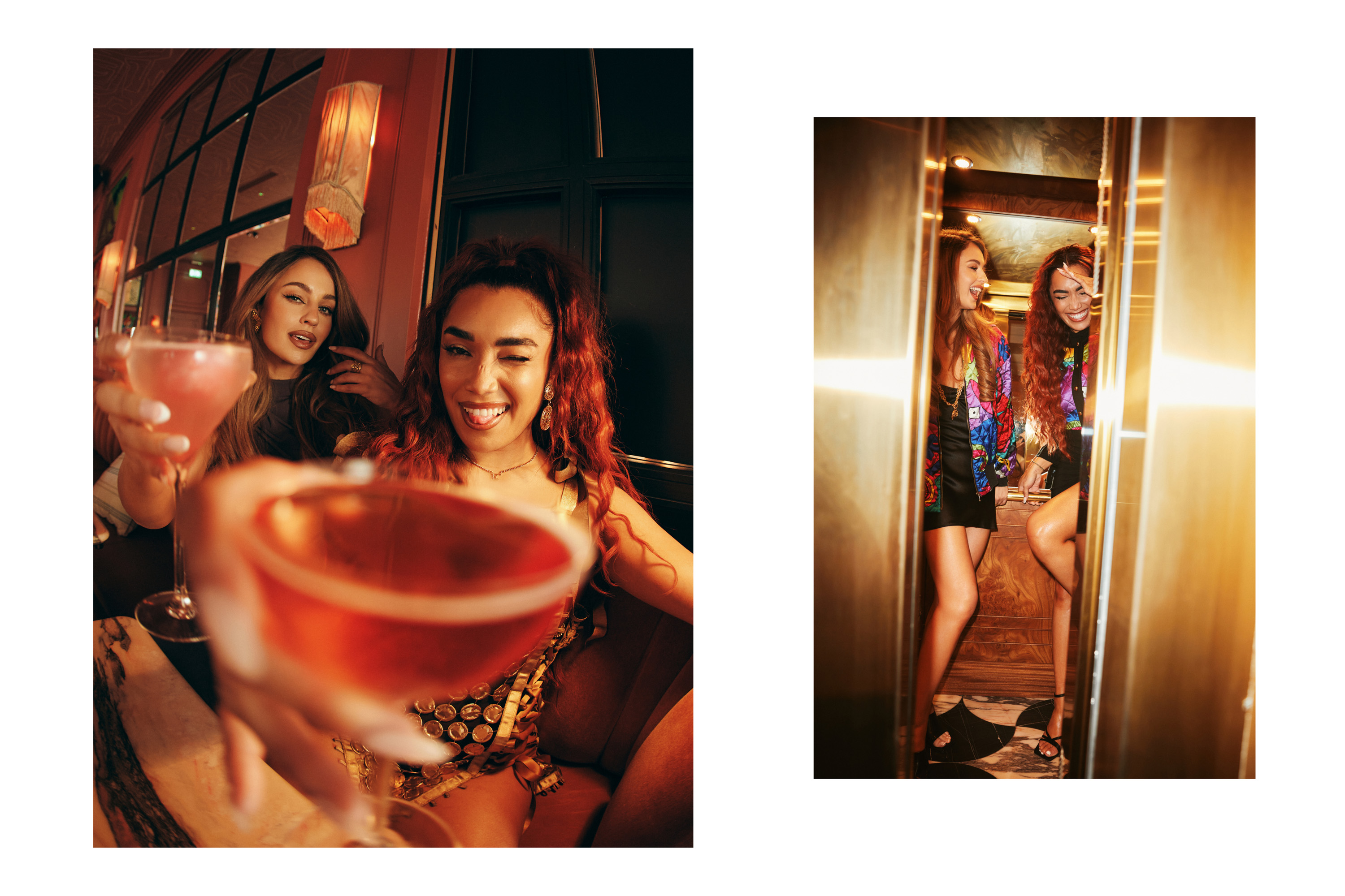 Thalia Heffernan and Erica Cody photographed by Dublin based lifestyle, fashion, and advertising photographer Alex Sheridan for Irish Independent LIFE Magazine, capturing authentic energy and real moments