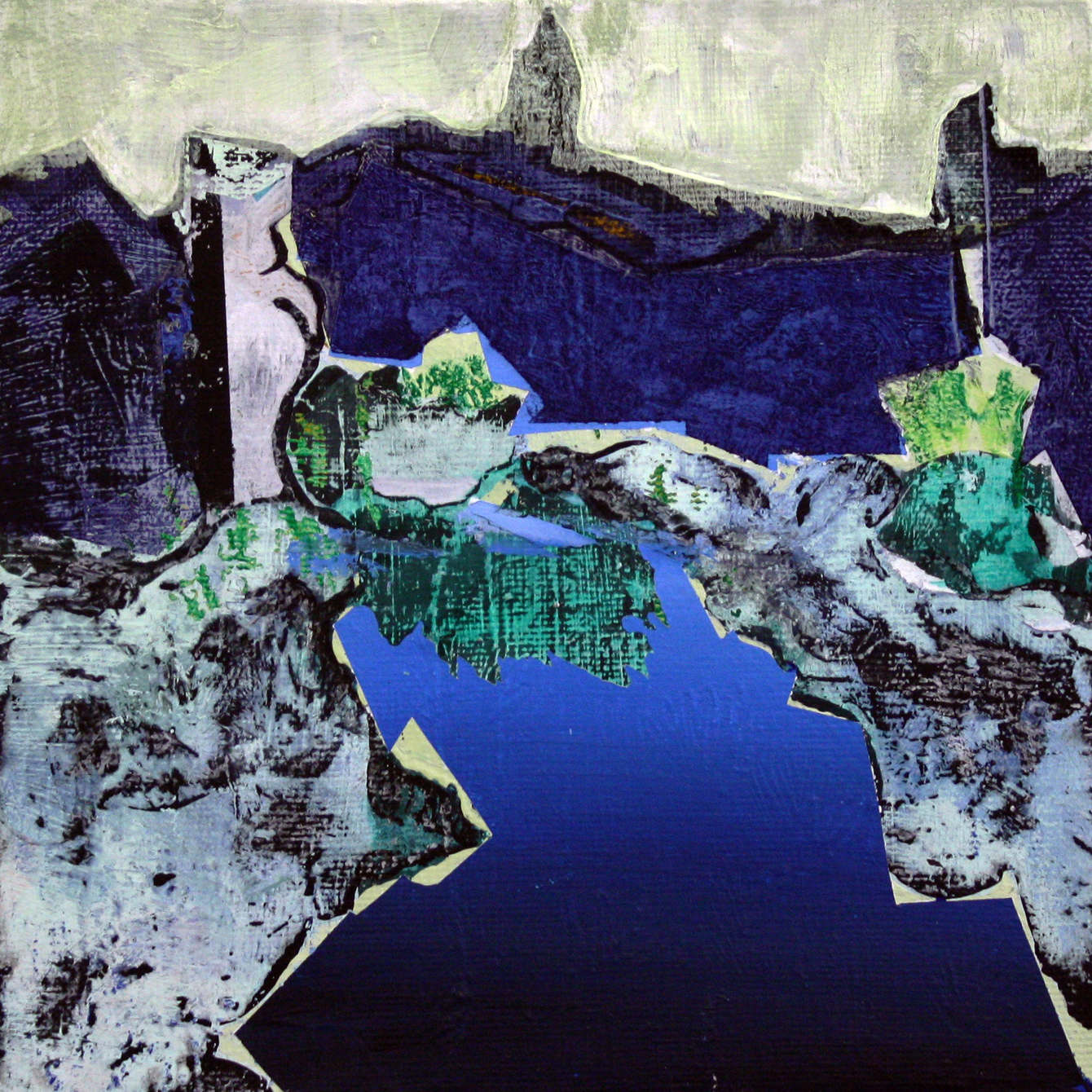 Malt, Acrylics and oil on canvas, 20 x 20 cm, 2014