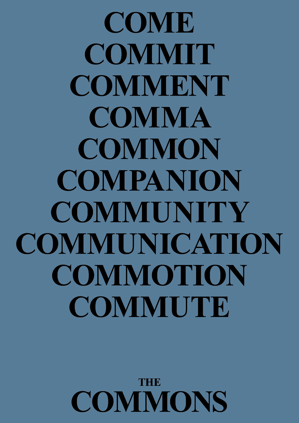 The Commons for Longing & Belonging