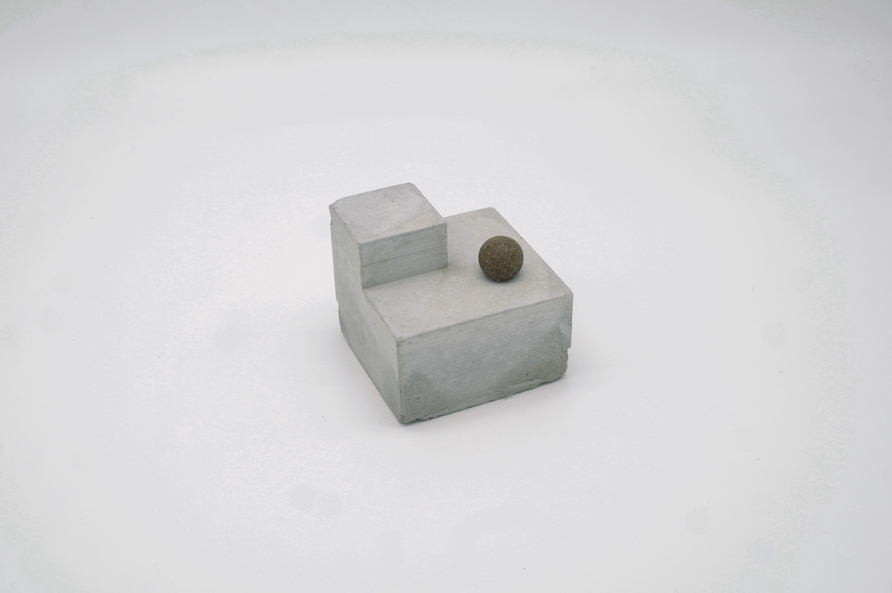 도시 질감/형태 모형 연구 시리즈 , 2022, 혼합재료, 10 x 10 x 10 cm