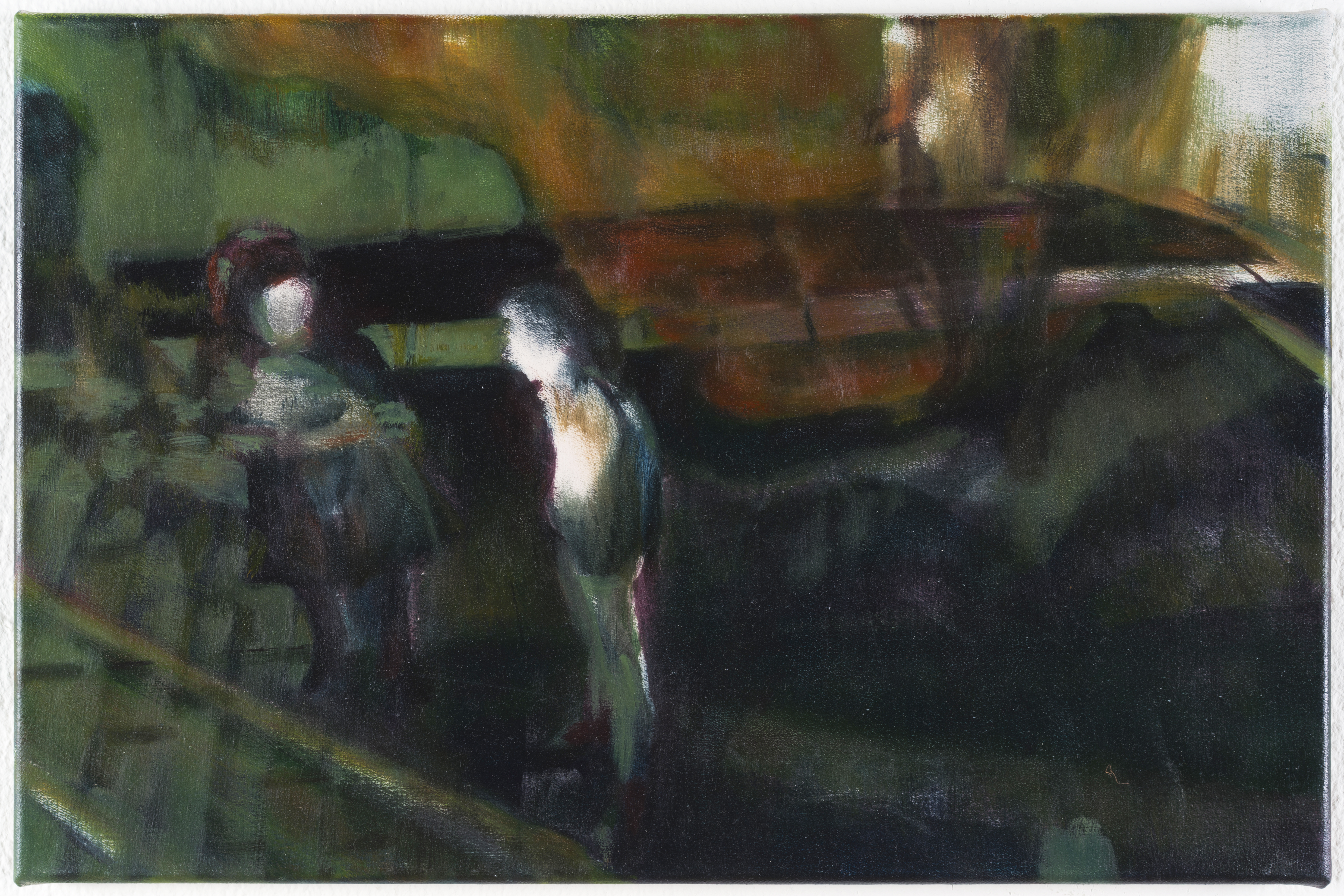 &ldquo;Fragments (firgures)&rdquo;, 30x45cm, oil on canvas, 2019