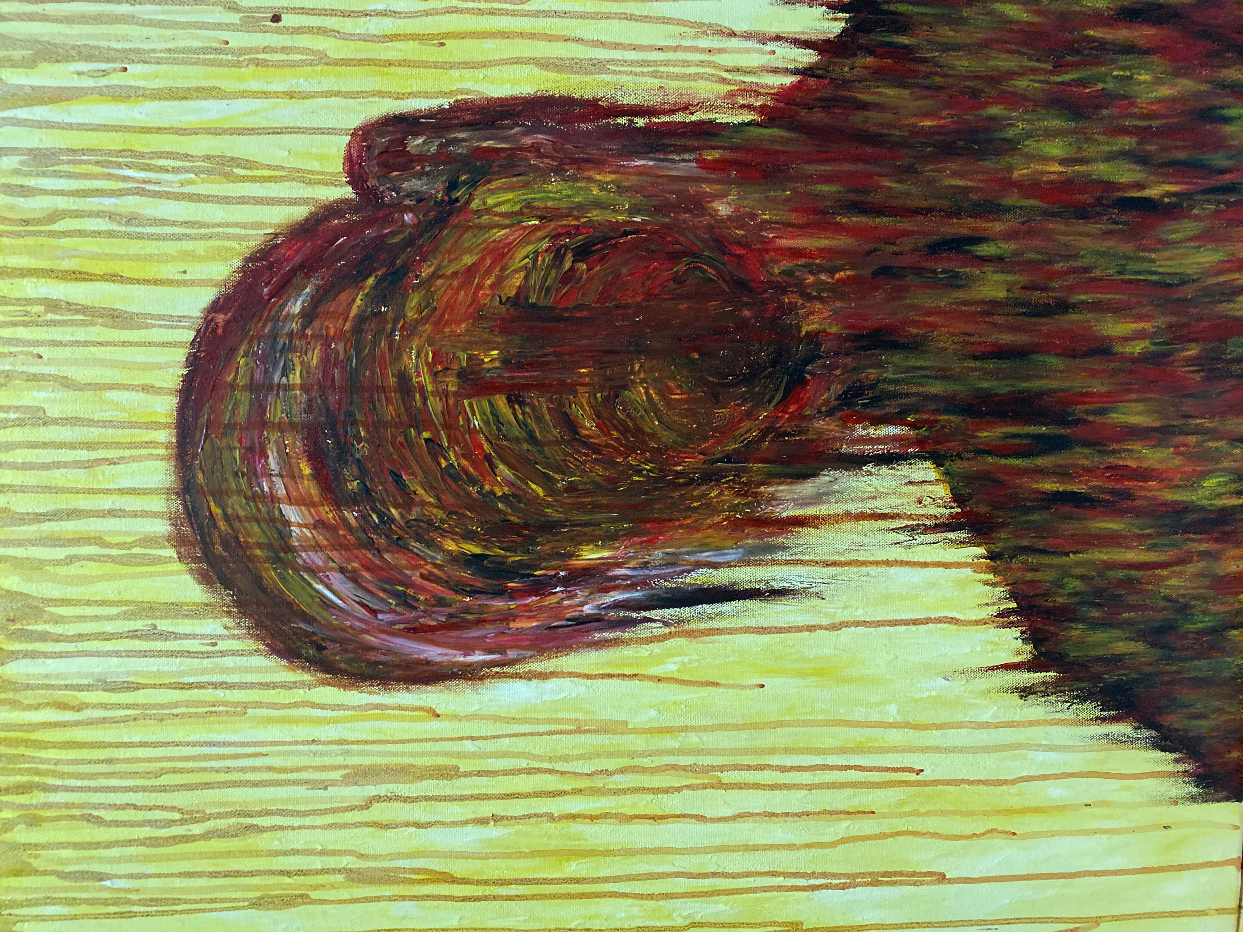 Turmoil, Acrylic on Canvas, 20x28, 2022