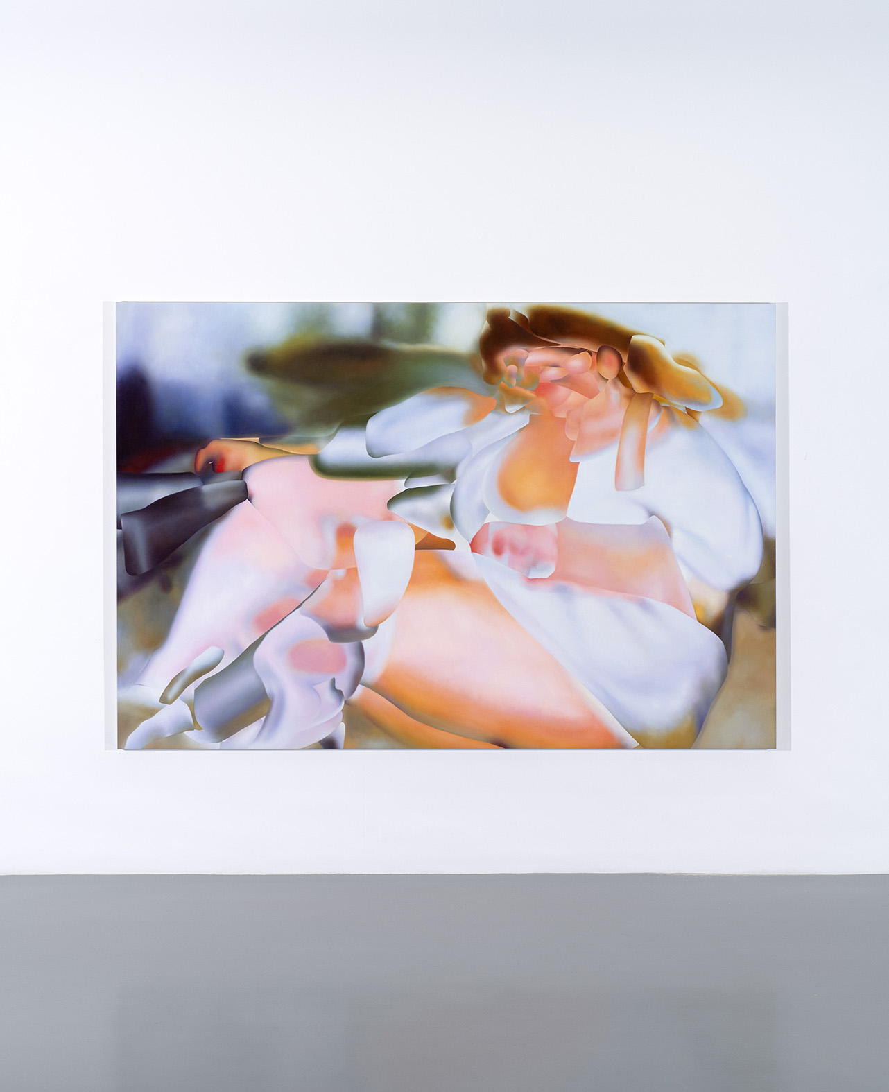 Disobedient Body, 2024, Oil on canvas, 64 × 96 in | 162.6 × 243.8 cm