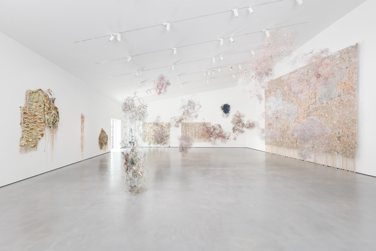 Igshaan Adams, Igshaan Adams: Weerhoud (2024) | Installation view at The Hepworth Wakefield, Wakefield, UK | Photos by Mark Blower