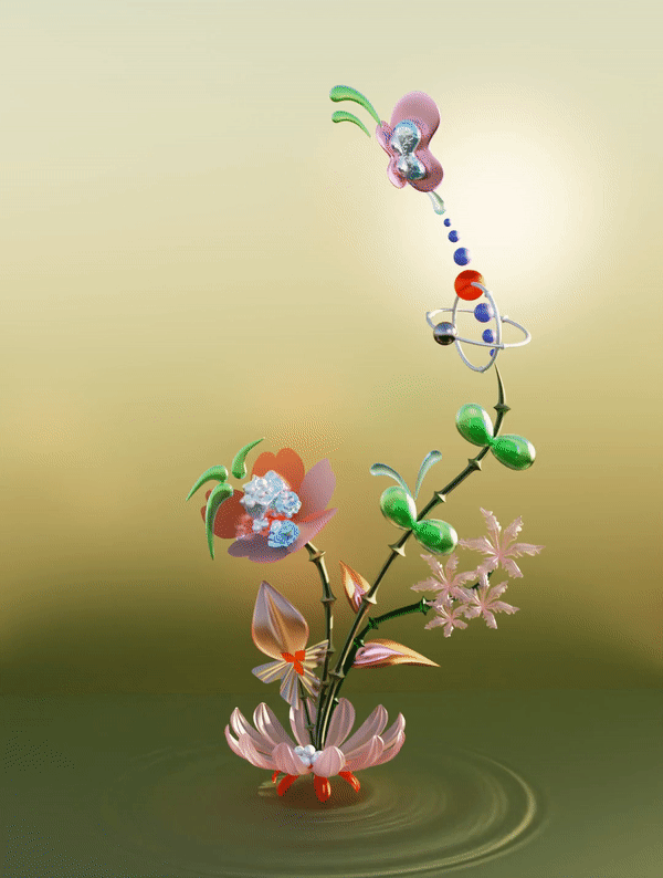 Cyber Garden | Digital Art Work