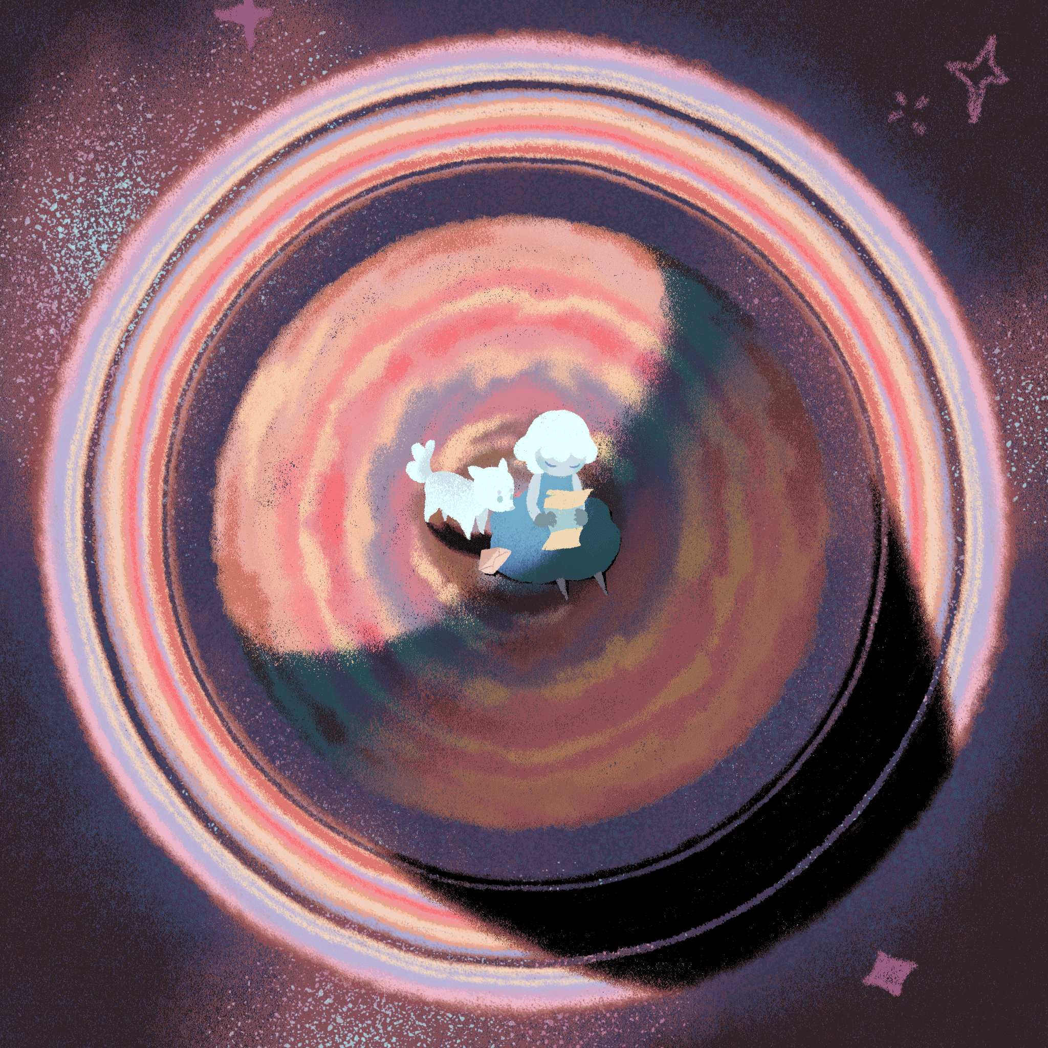 TRAVELLER (3/4) - a voyager’s odyssey through space and homecoming - Illustrated by Sarah Whang, Animated by Amy Kim