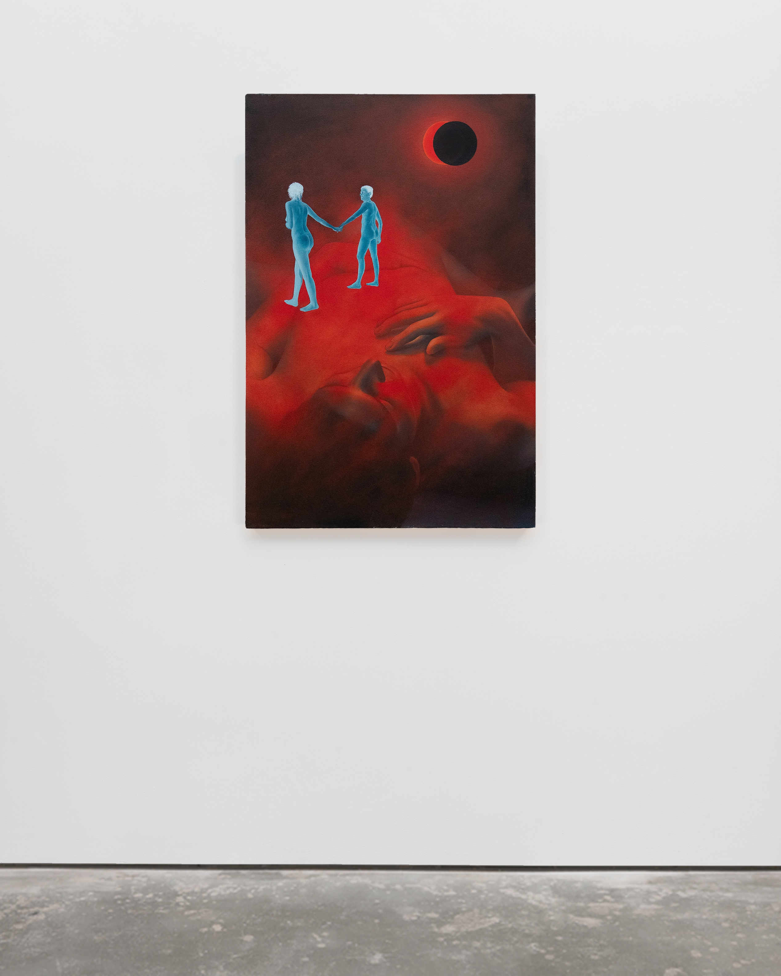 Eclipse, 2022, oil paint on canvas, 36 x 24 in.