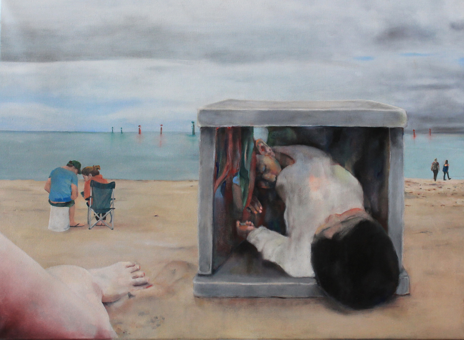 Mute weekend, 2014, oil on canvas, 50 x 70cm