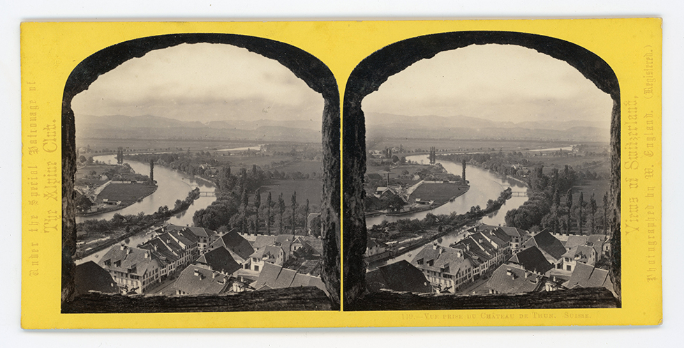 Vista dal Castello di Thun, Canton Berna (1863)