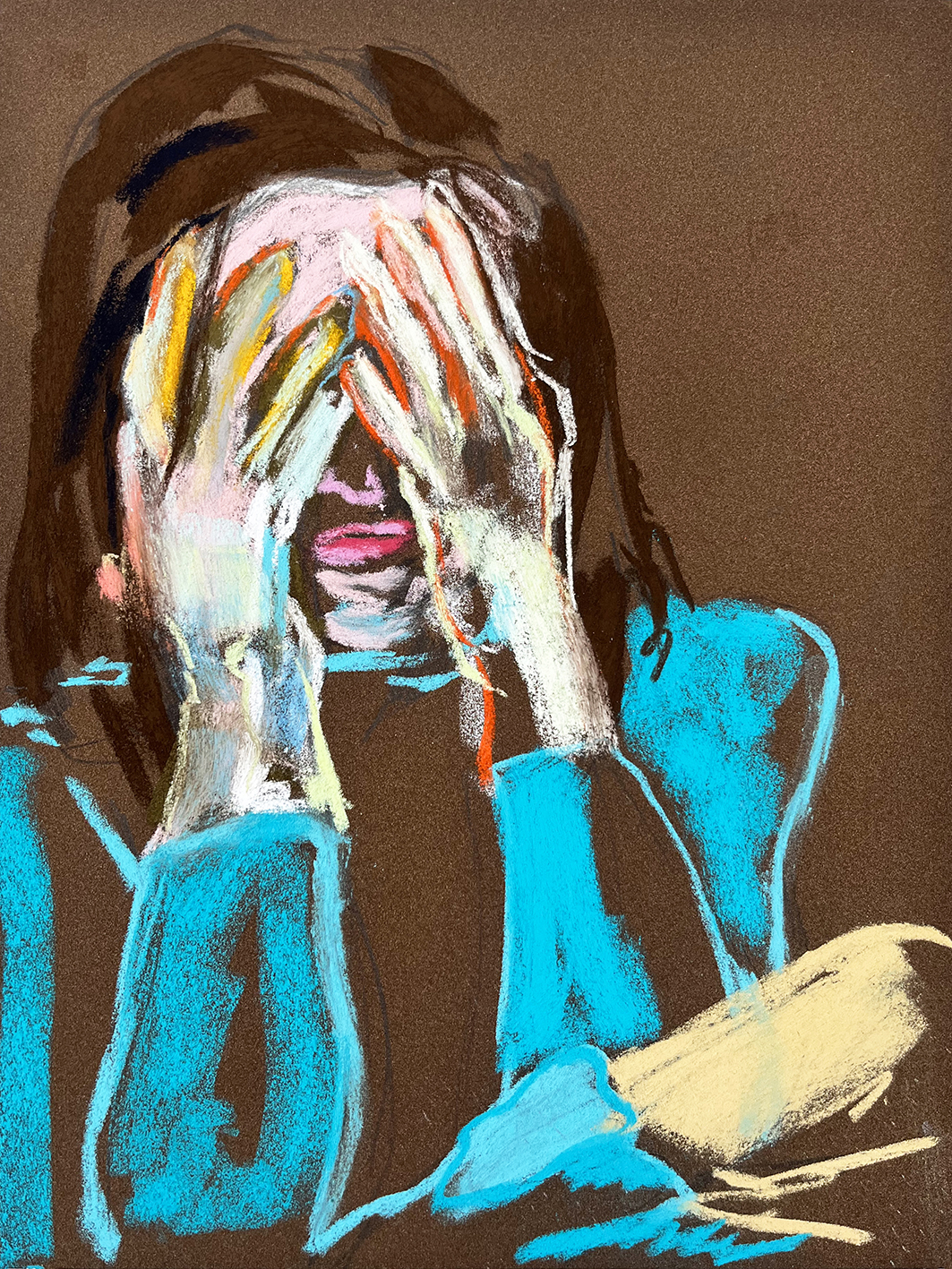 Jennifer 2, 2024Pastel on paper15 3/4 x 11 4/5 in.40 x 30 cm