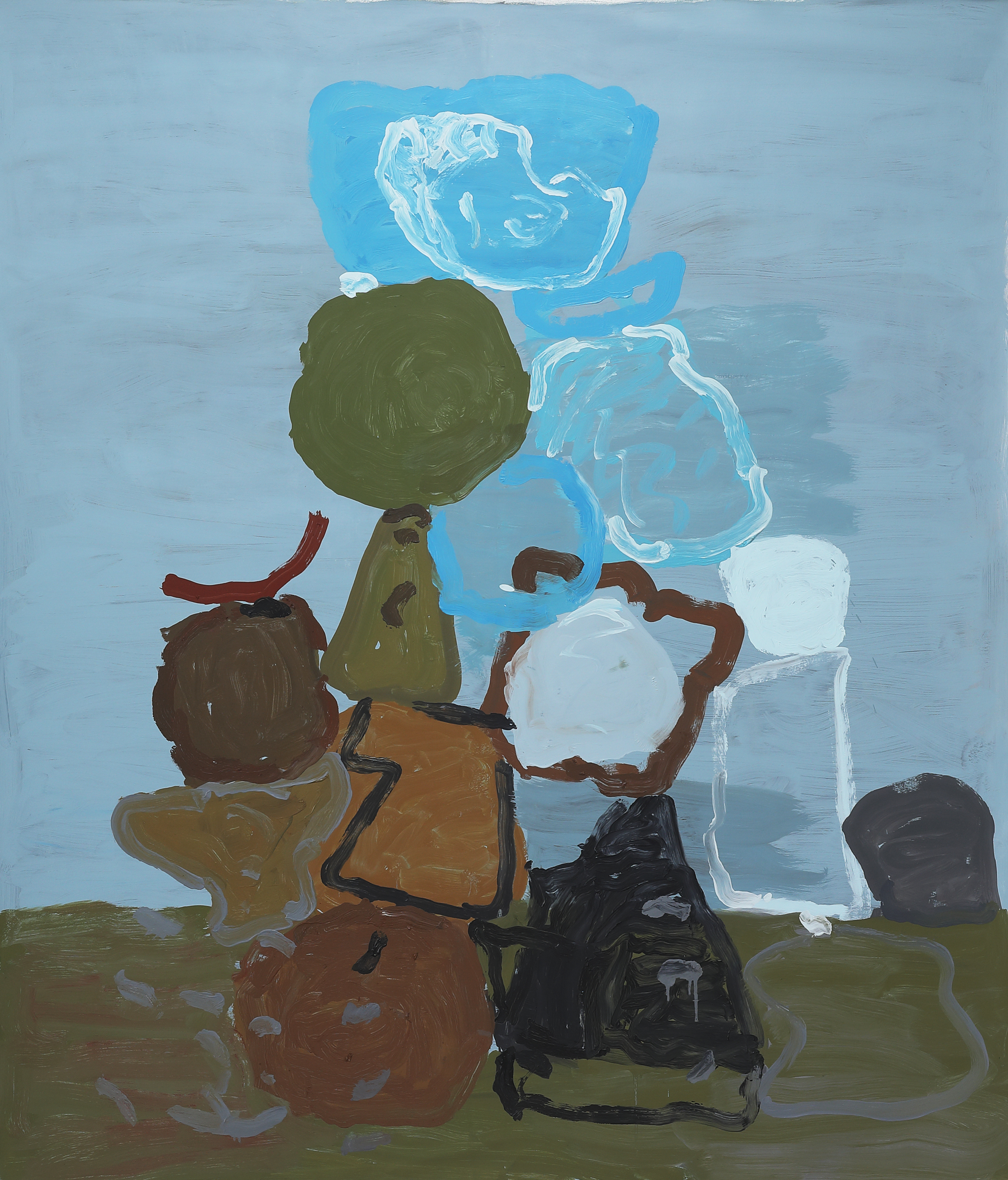 쌓기_05,oil on canvas,185x160cm,2022