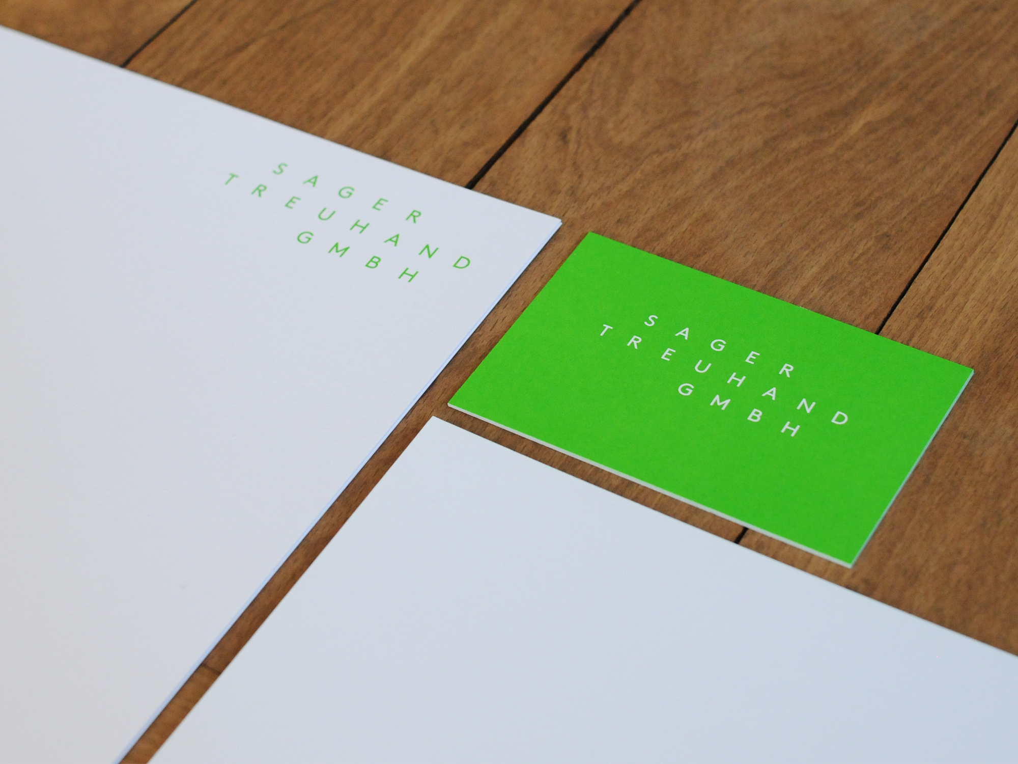 Brand-Design für Sager Treuhand GmbH