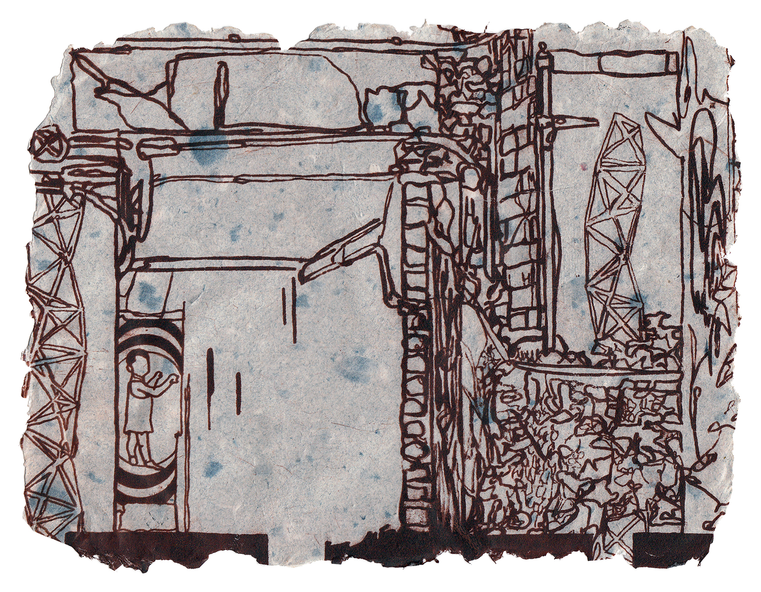 The Survival of a Legitimate Royal Bloodline #3, 2012Photolithograph on handmade paper9.438 x 7.281 in.23.97 x 18.49 cm