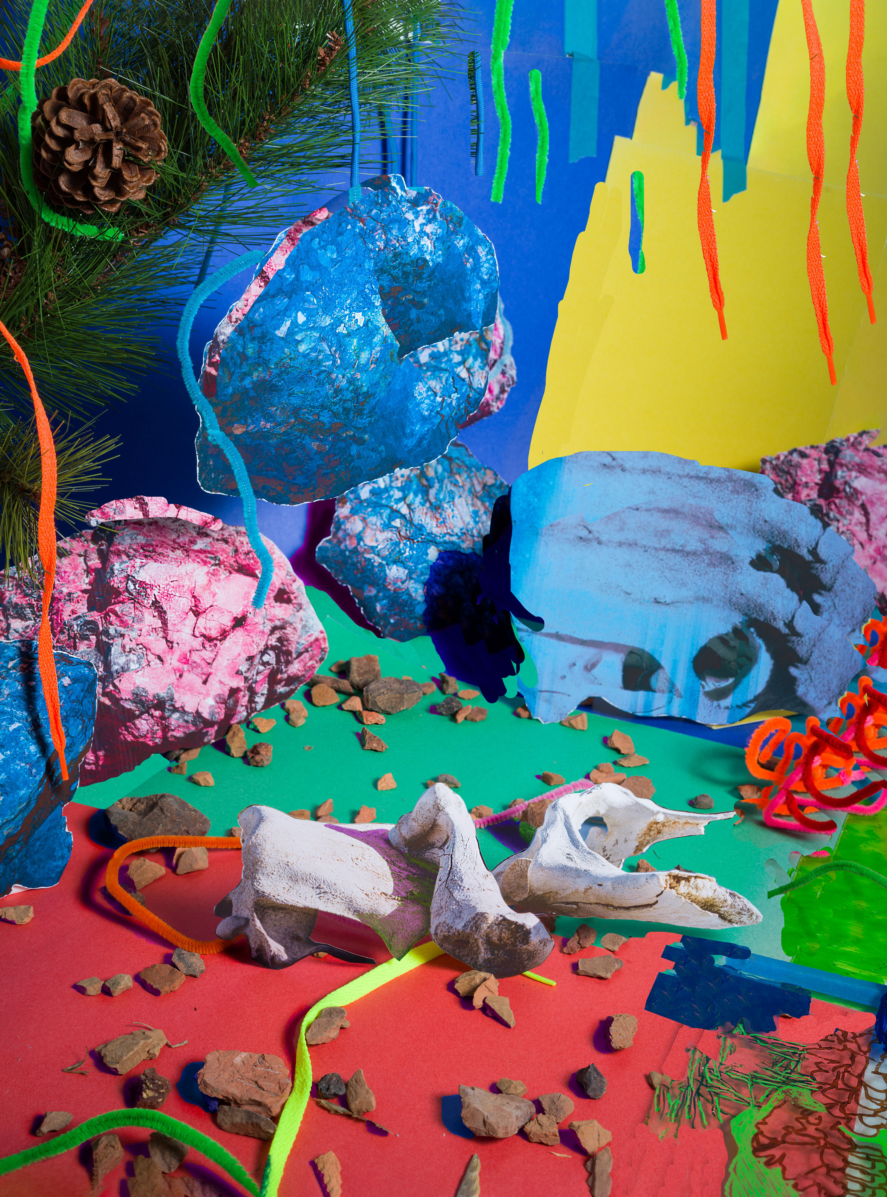 Still Life with Skull, 2023, archival pigment print, 27” x 20”