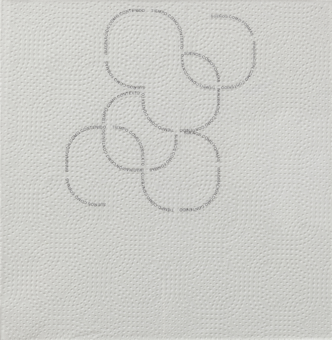SUEÑOS COMO FORMAS, 2023 Impresión inkjet s/servilletas de papel absorbente 20x19,5 cm.