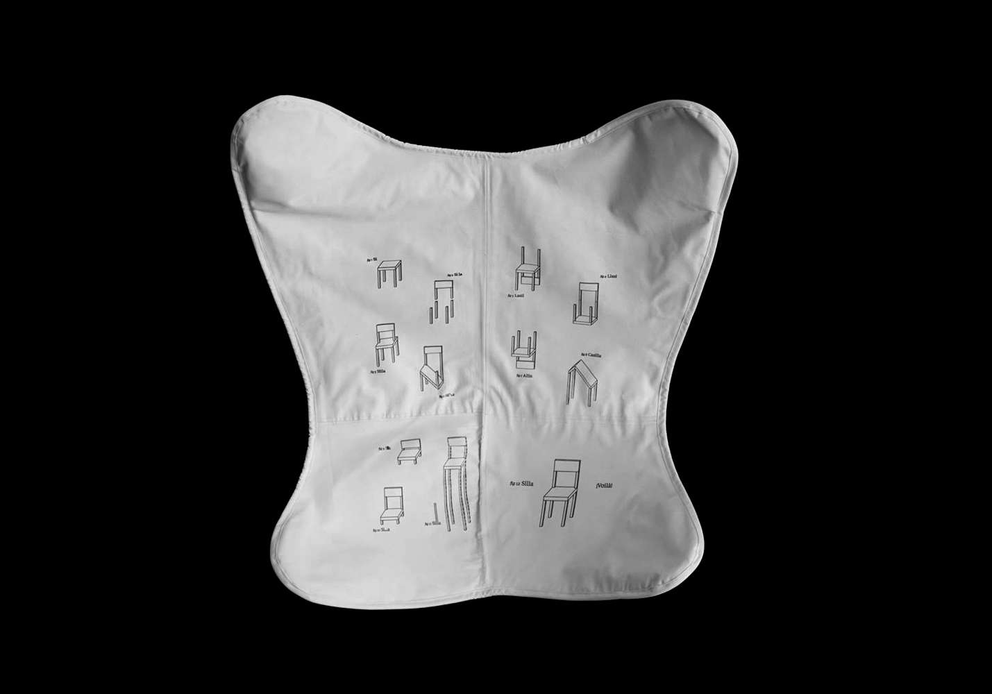 'Twelve tries and a chair'. Taken part at a round of interventions on the Butterfly chair to found the Youth Public and Special Schools Orchestras programme from C&oacute;rdoba. Curated by Lucas L&oacute;pez and organized by Facultad de Arquitectura Universidad Cat&oacute;lica de C&oacute;rdoba (2016)