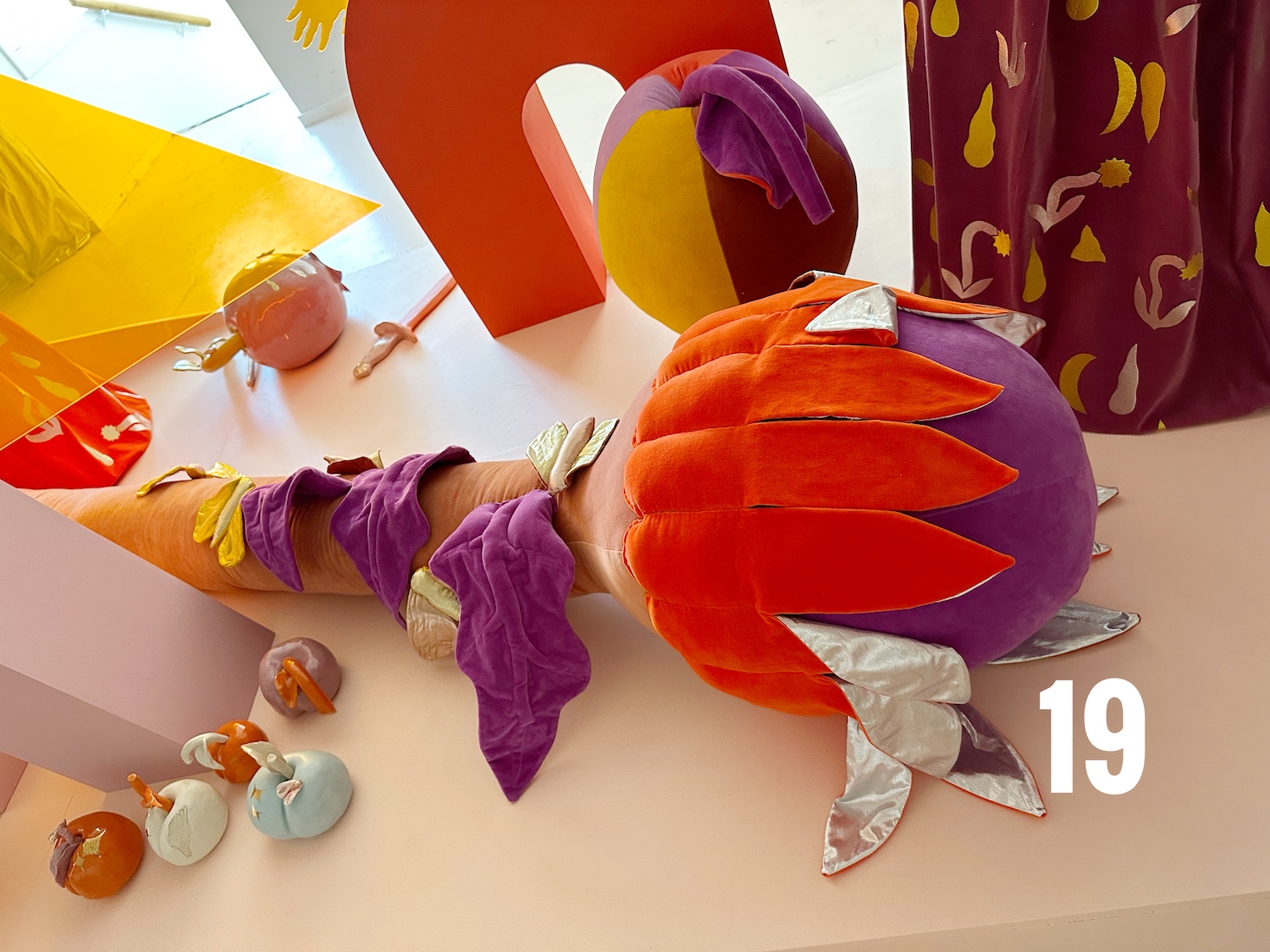 19: Hand dyed velveteen, metallic lam&eacute;, $5,000 *c