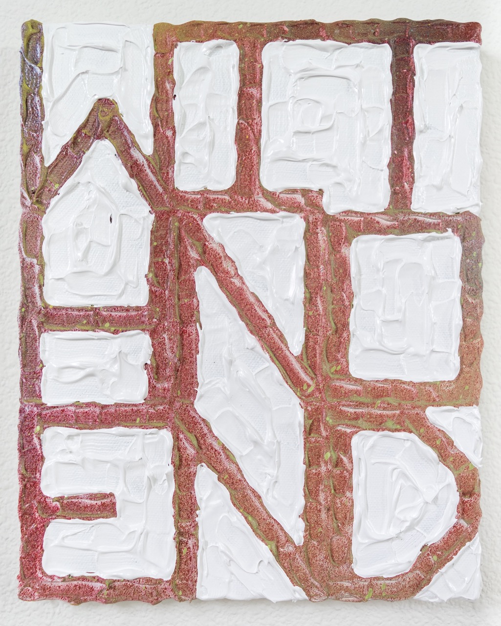 We Are a Universe (With No End) Acrylic, enamel, canvas 8 x 10 inches 2017