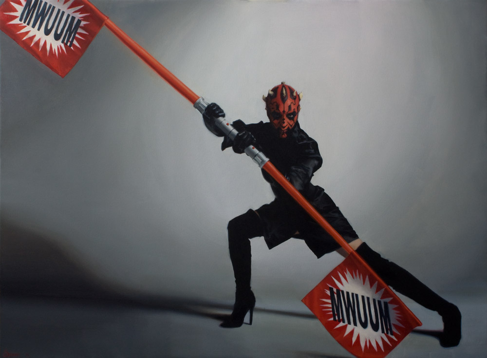 'Maul'. Oil on canvas