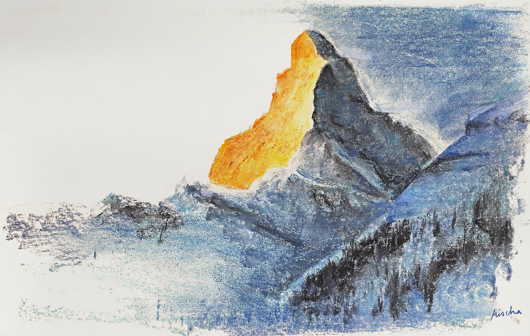 Matterhorn, pastel