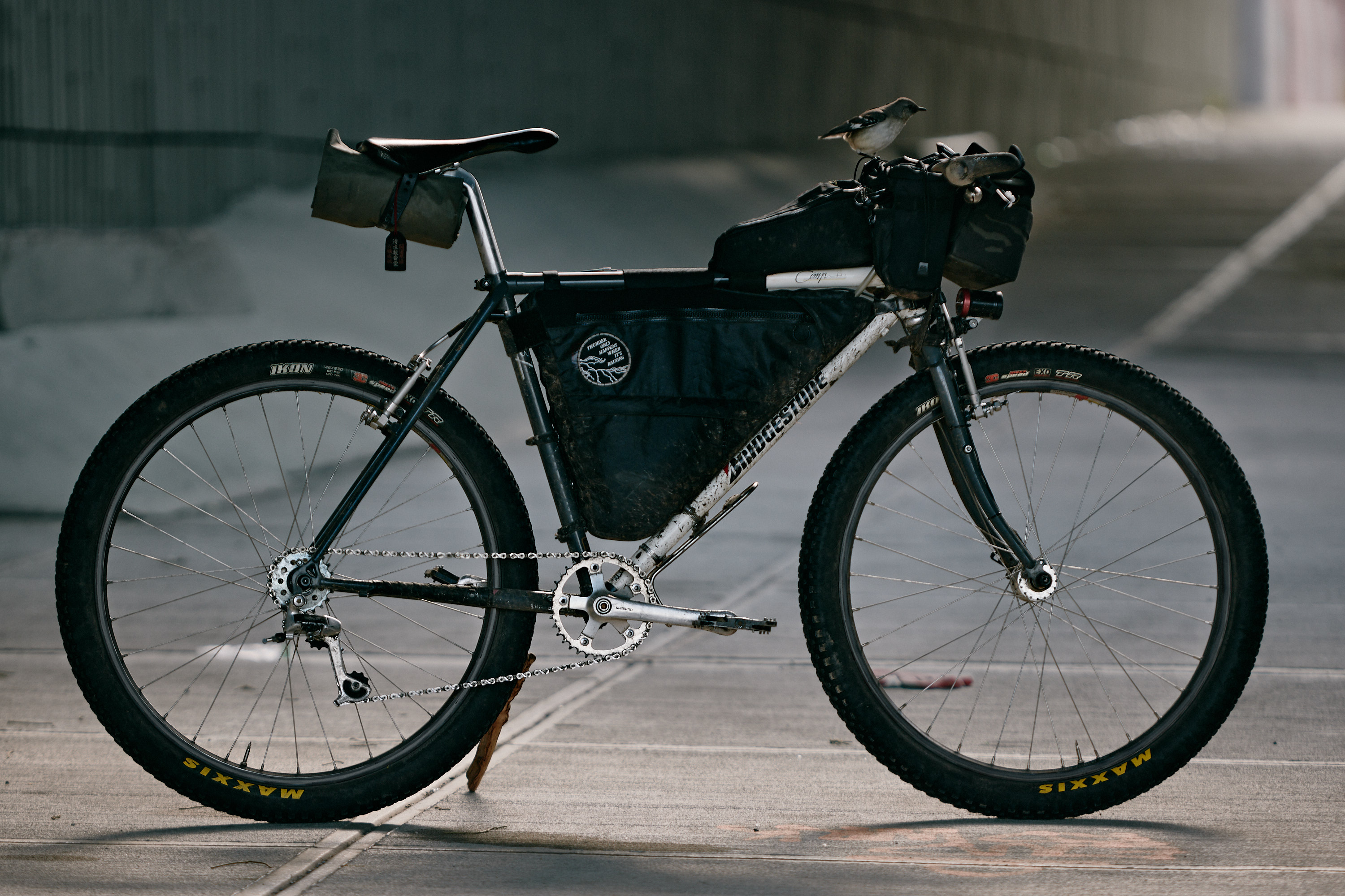 Vintage cheap mtb bikepacking