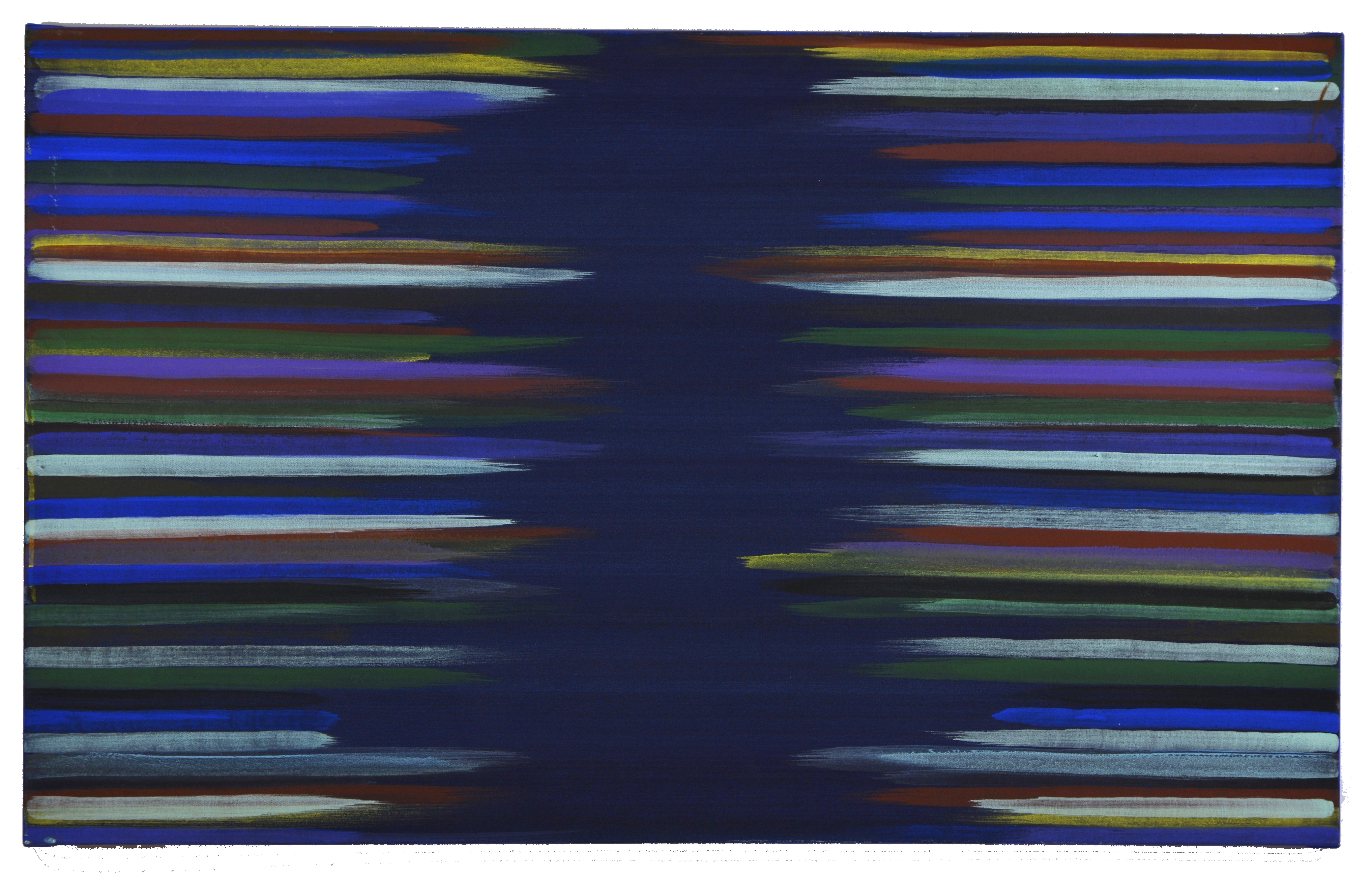 veil, acrylic paint on canvas, 32"h x 55"w, SOLD