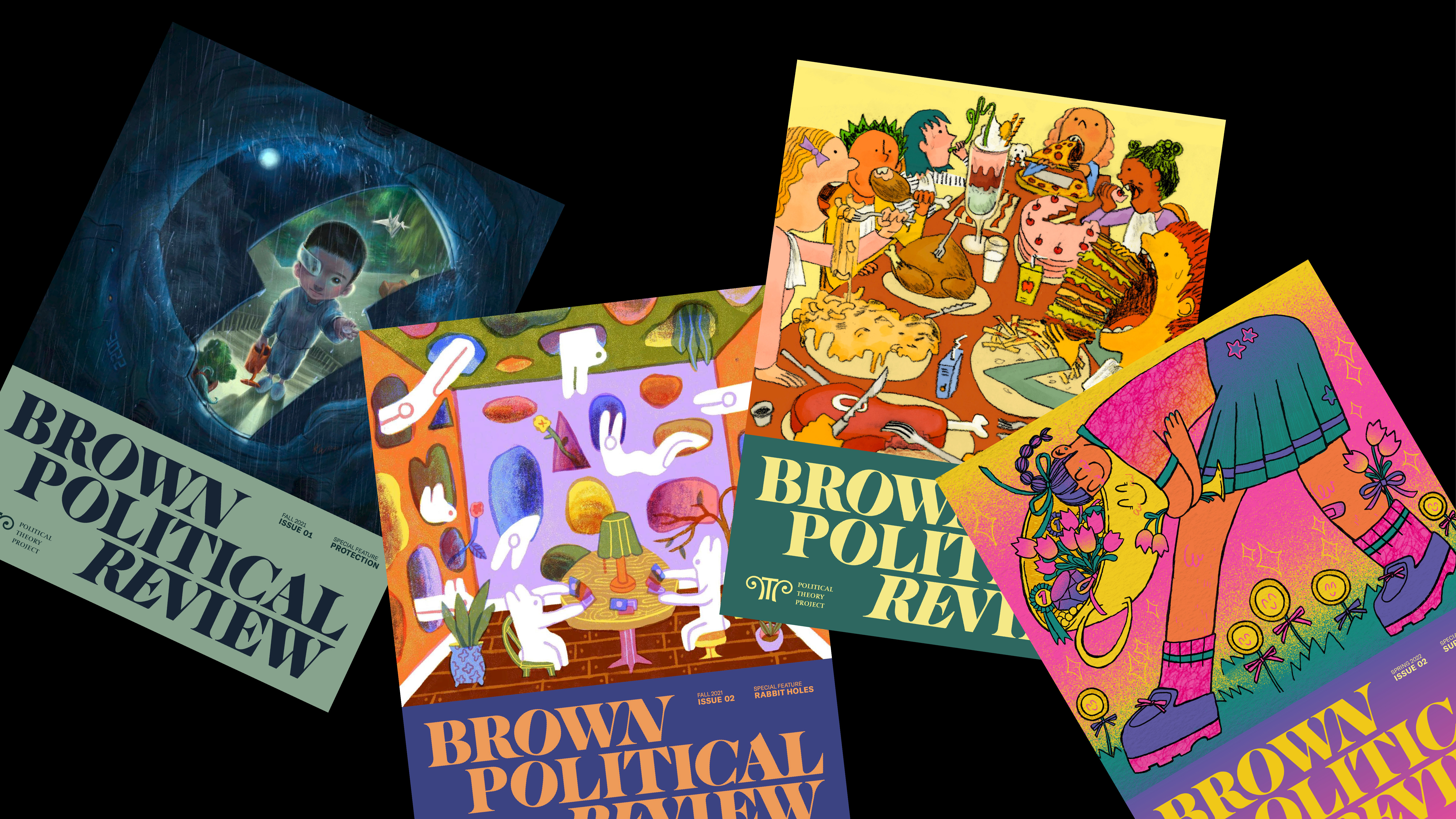 Brown Political Review; 8.5” x 11” print issues of student-run magazine; 2021-2022