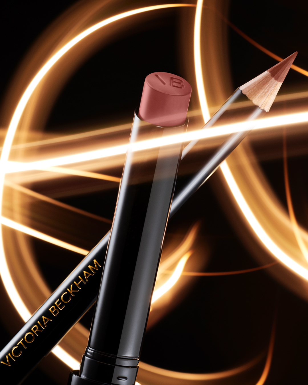 KMA Prop Stylist Sara Wacksman creates an electrifying display for Victoria Beckham Lip Liner