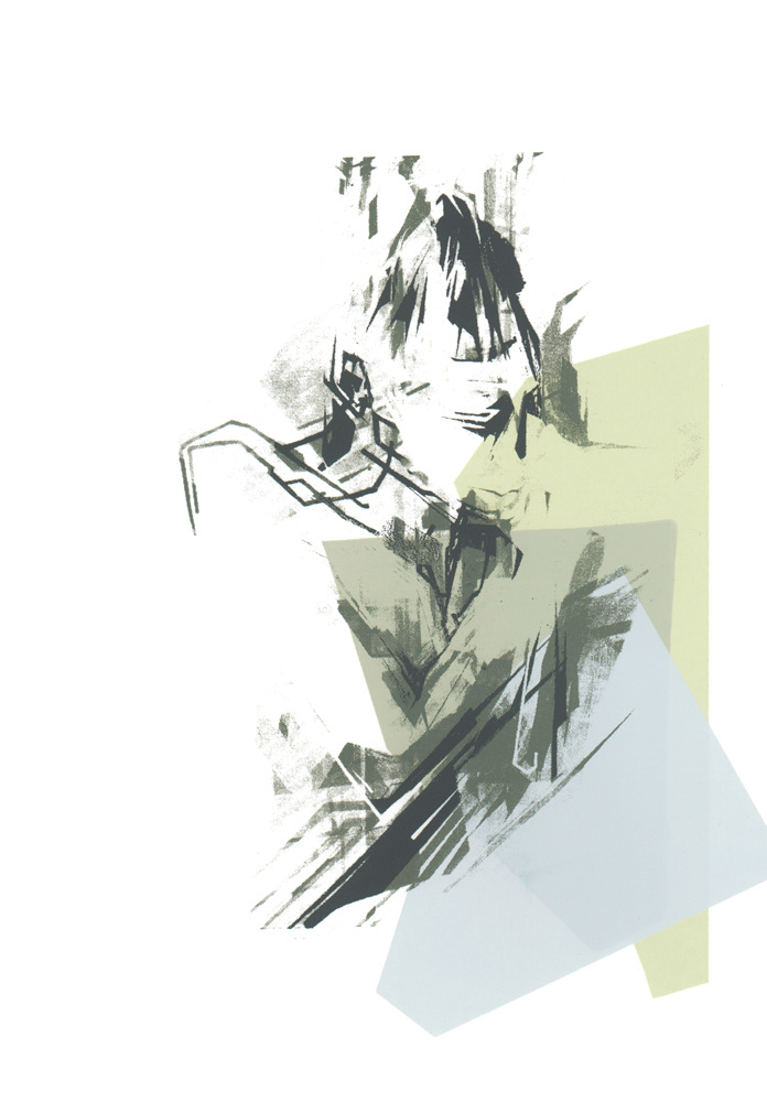 IMPRESSION XIV  ·  screenprint on paper  ·  23 x 16 cm  