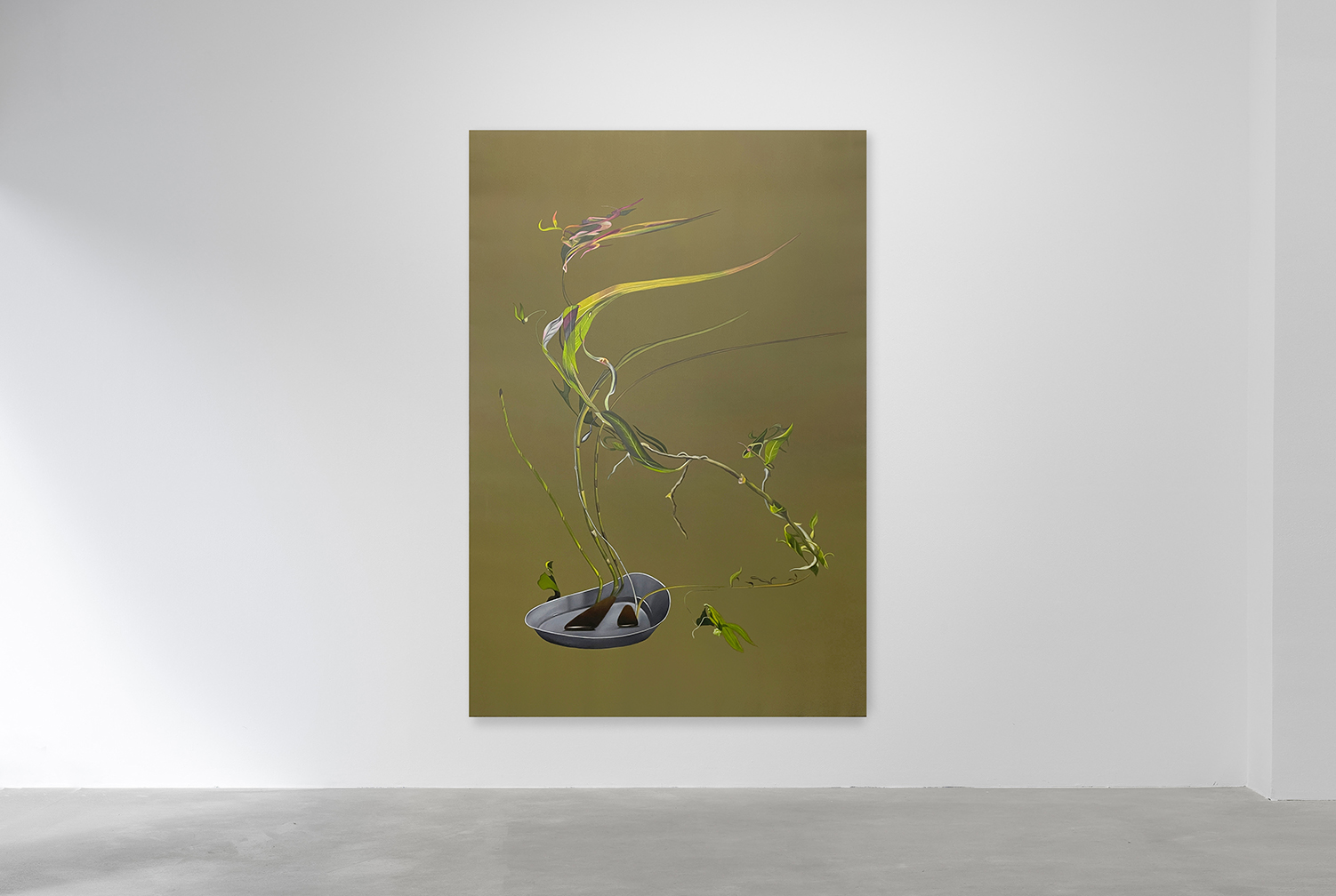 UNTITLED (06.11.2023)Oil on nylon, 200x140 cm, 2023