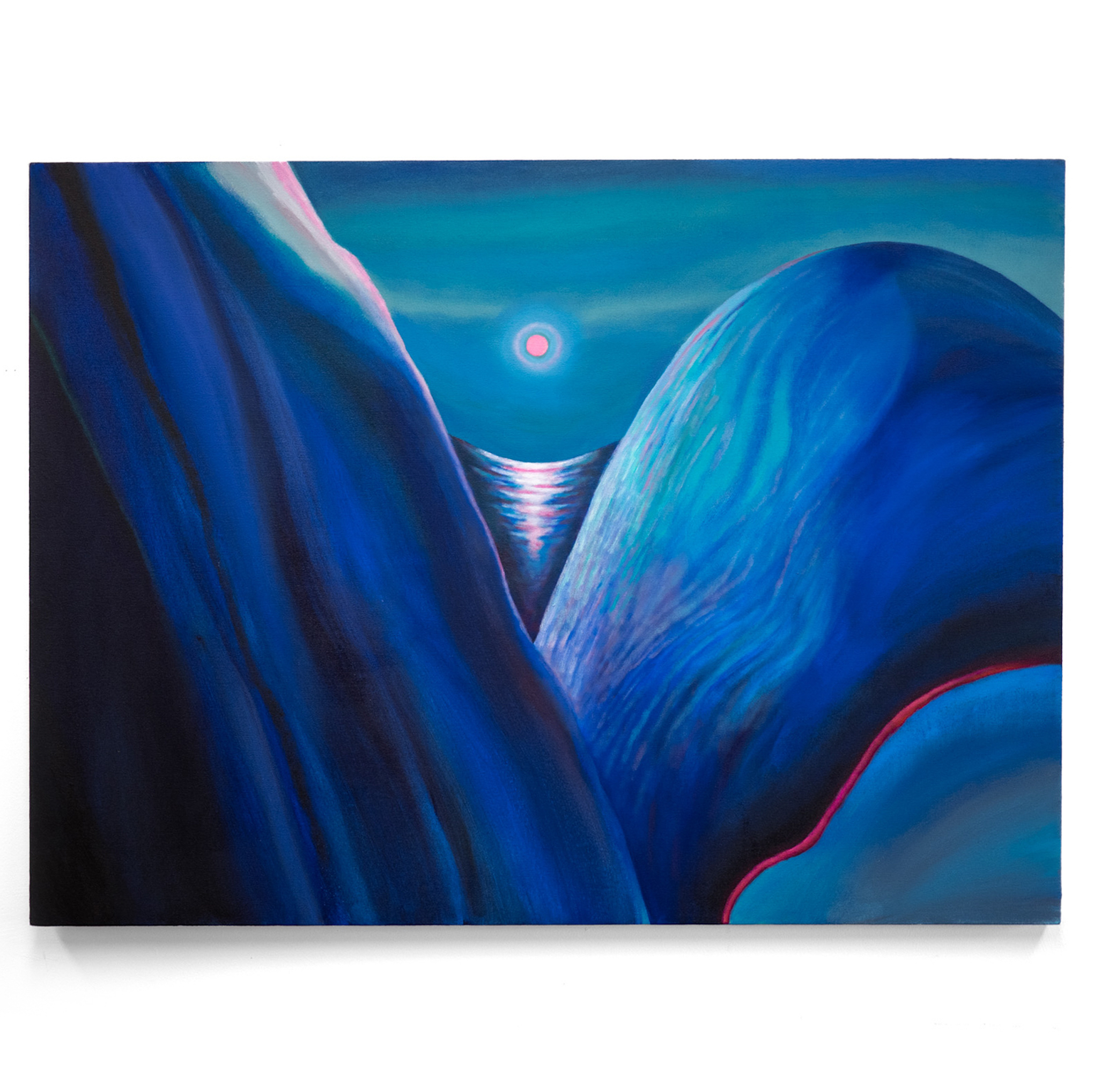 Deep Cut, 2022, acrylic on canvas, 36 x 48 inches.